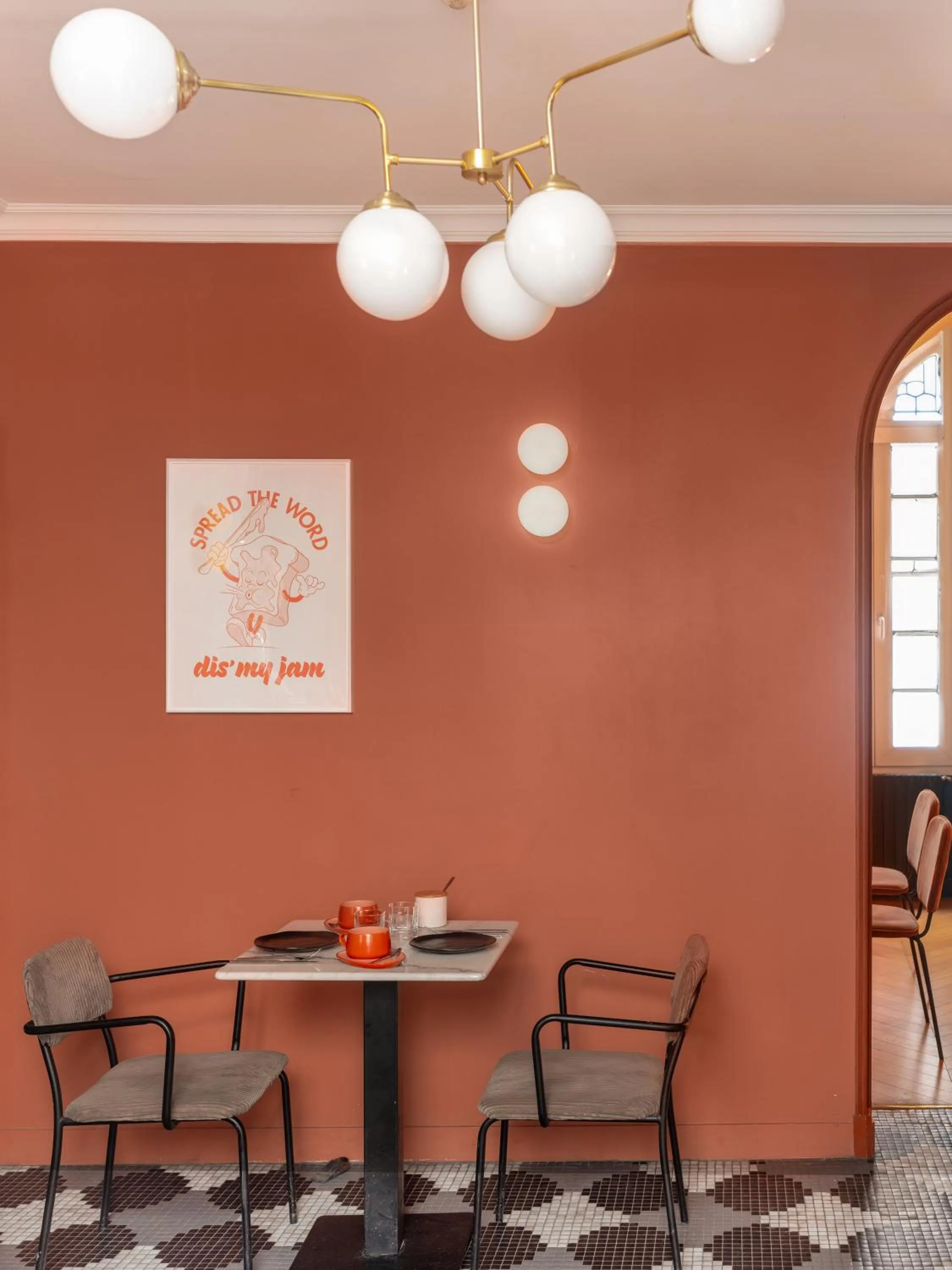 Breakfast in Hôtel Biskui