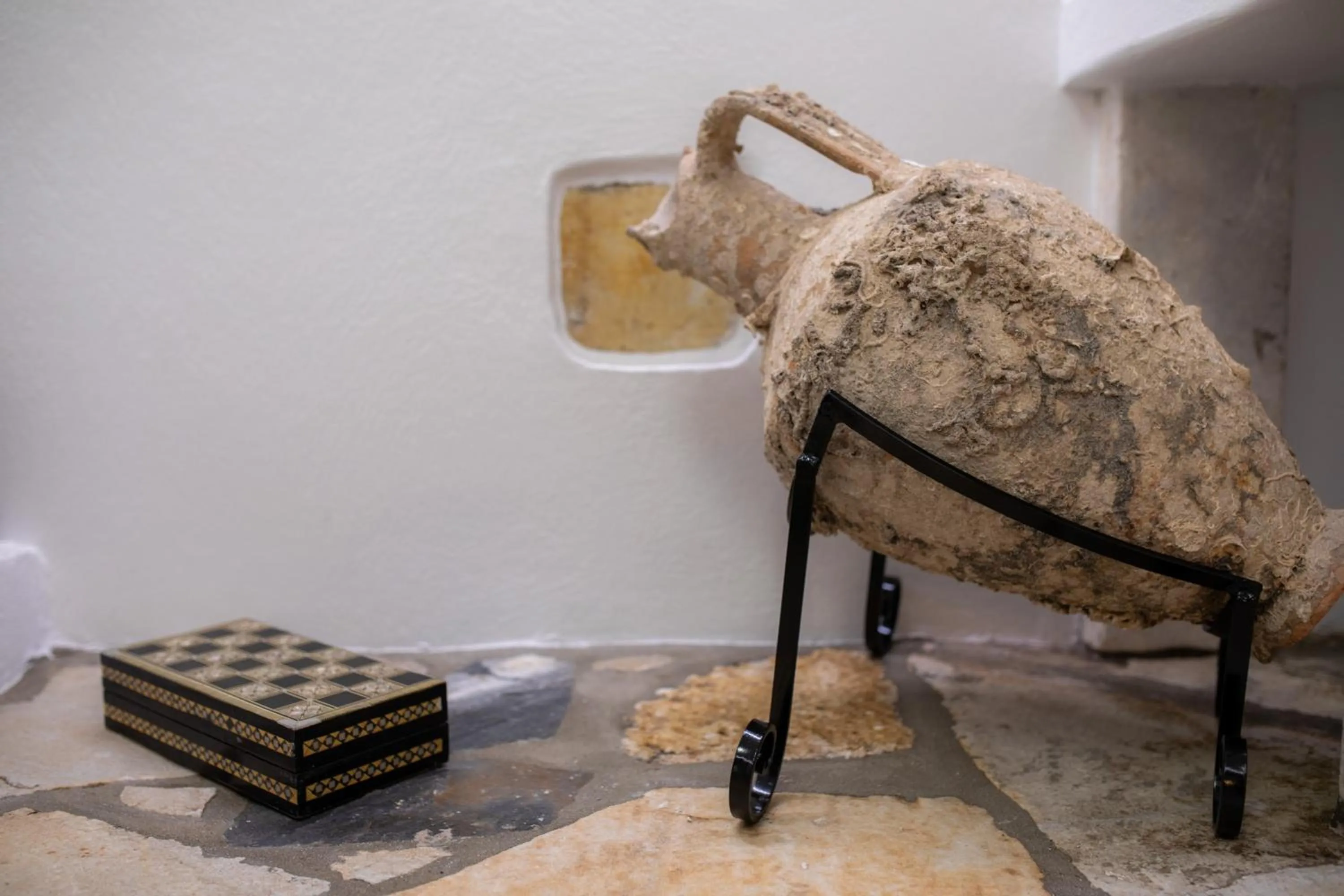 Living room in Arco Naxos Luxury Apartments