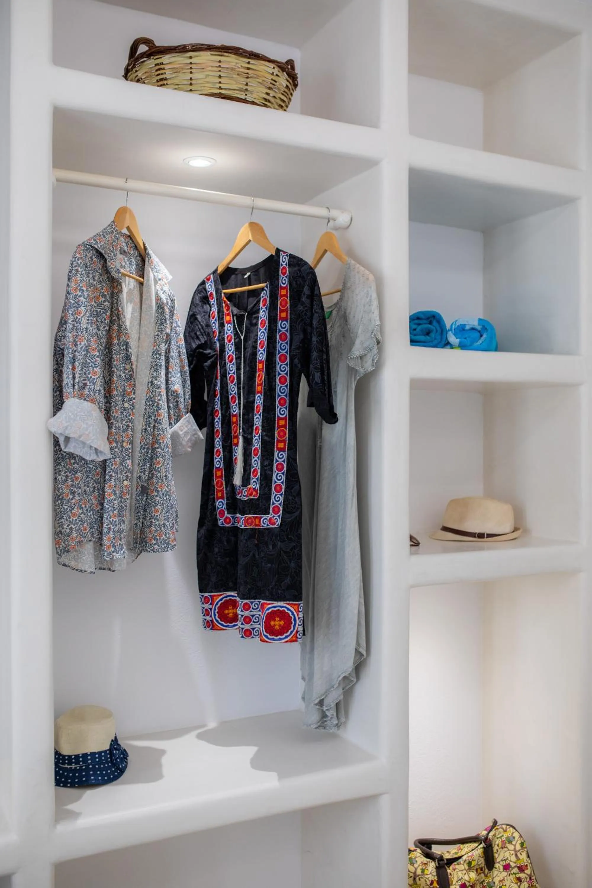 Bed in Arco Naxos Luxury Apartments