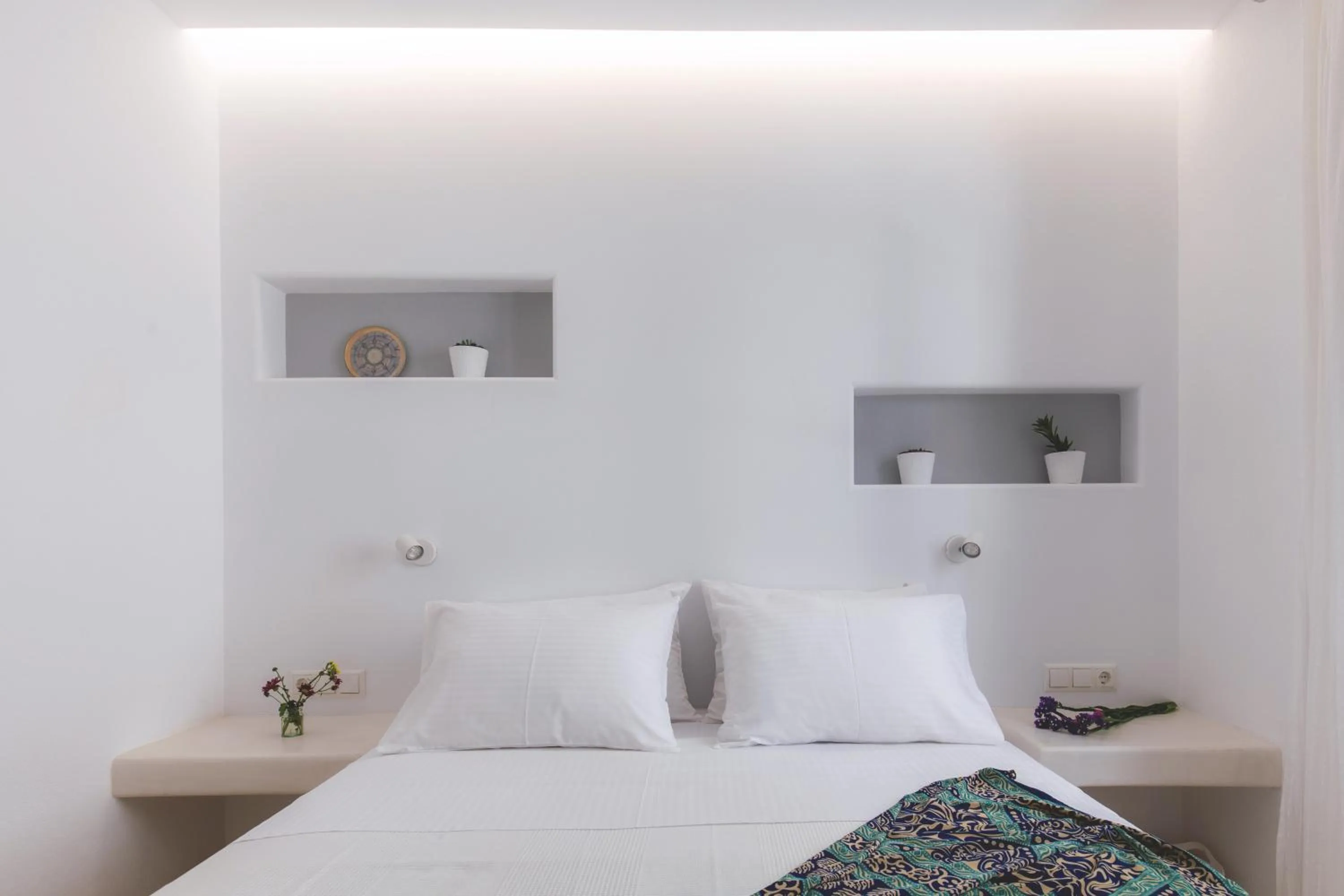 Spring, Bed in Arco Naxos Luxury Apartments