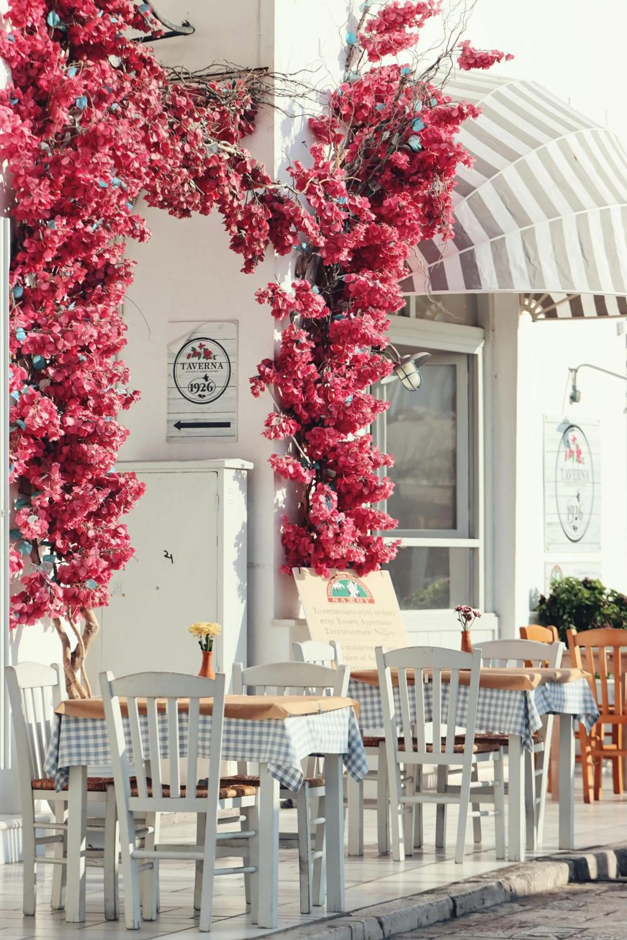 Patio in Arco Naxos Luxury Apartments