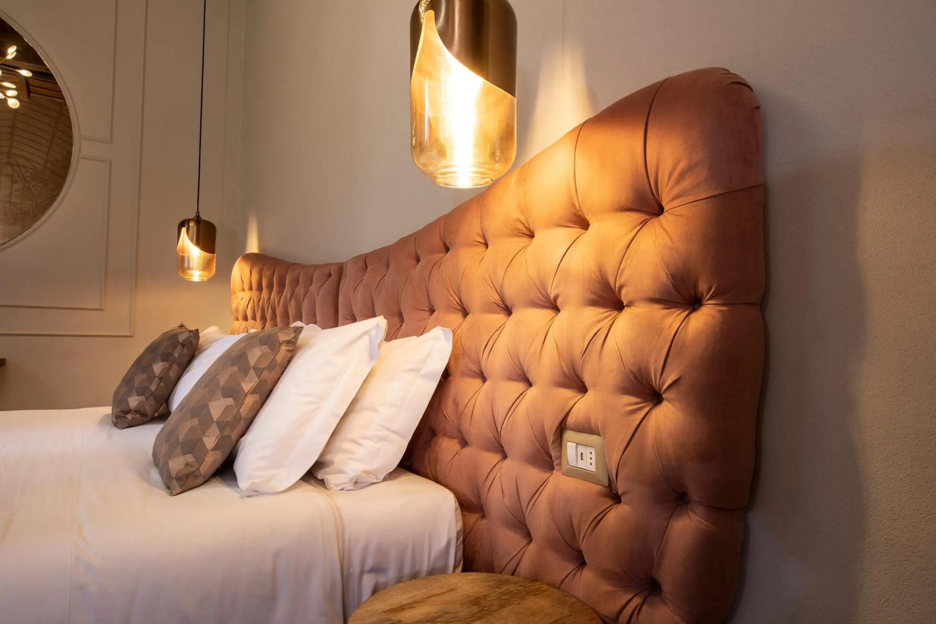 Bed in Ricasoli Garden Relais