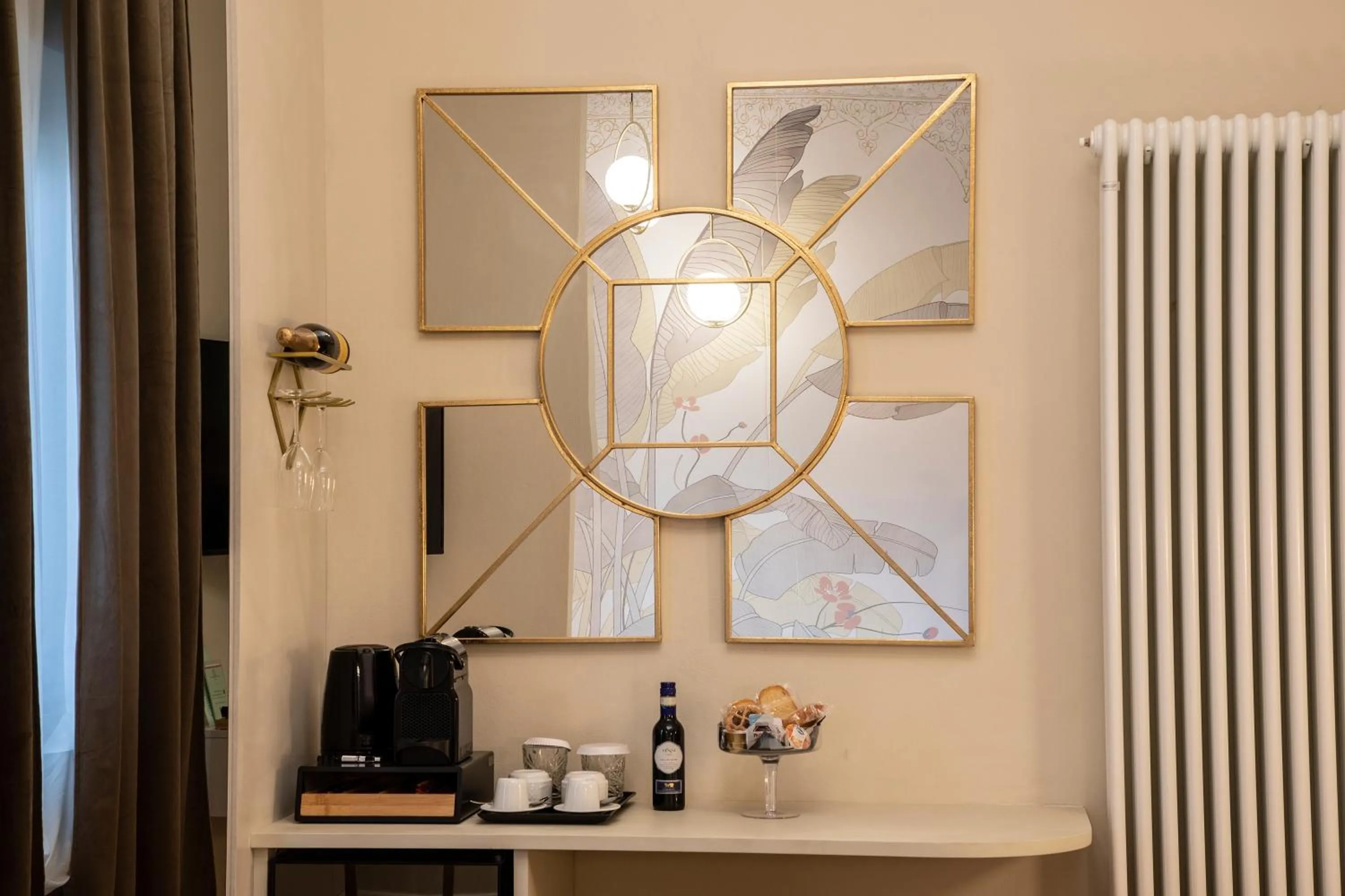 Decorative detail in Ricasoli Garden Relais