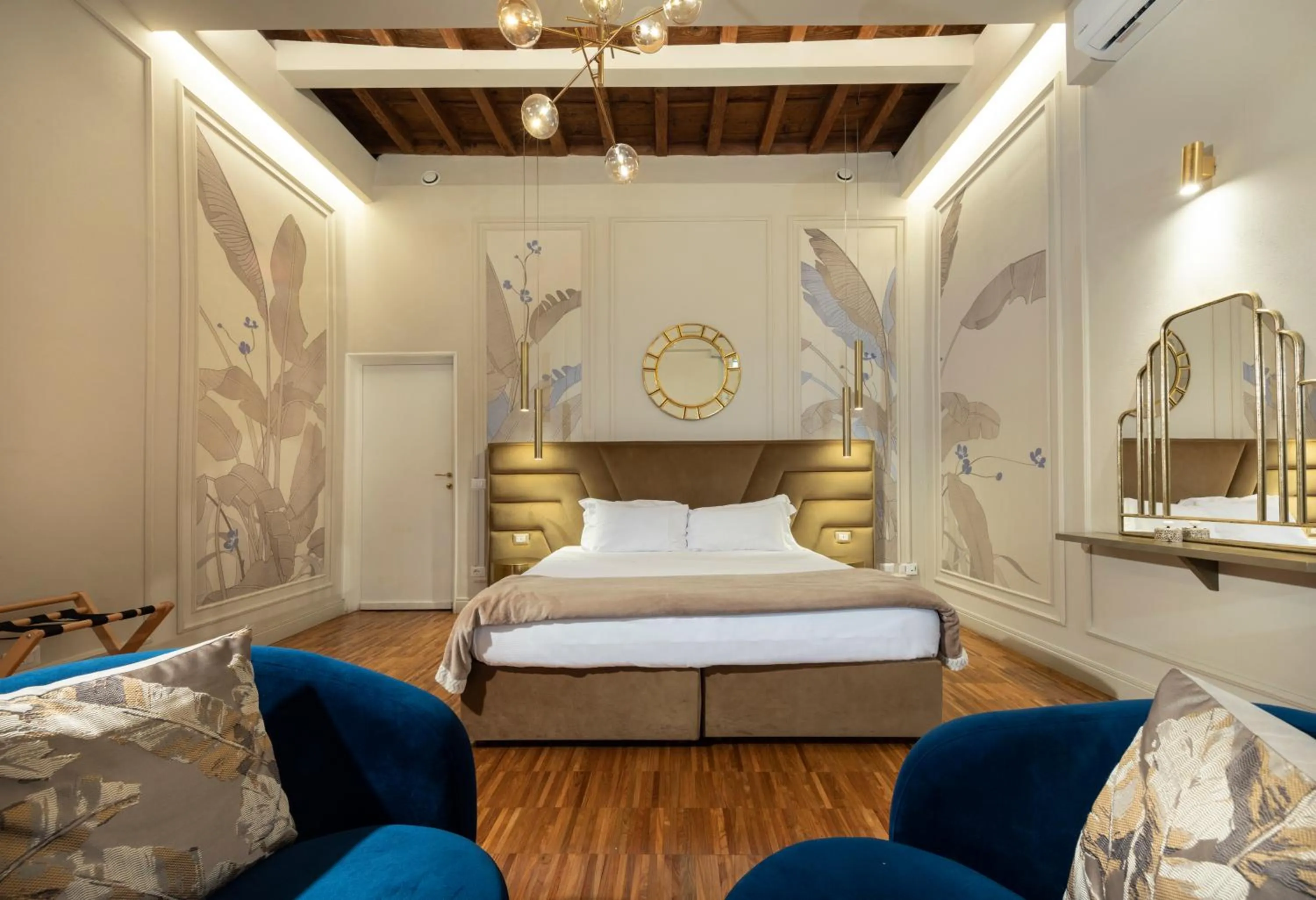 Bed in Ricasoli Garden Relais