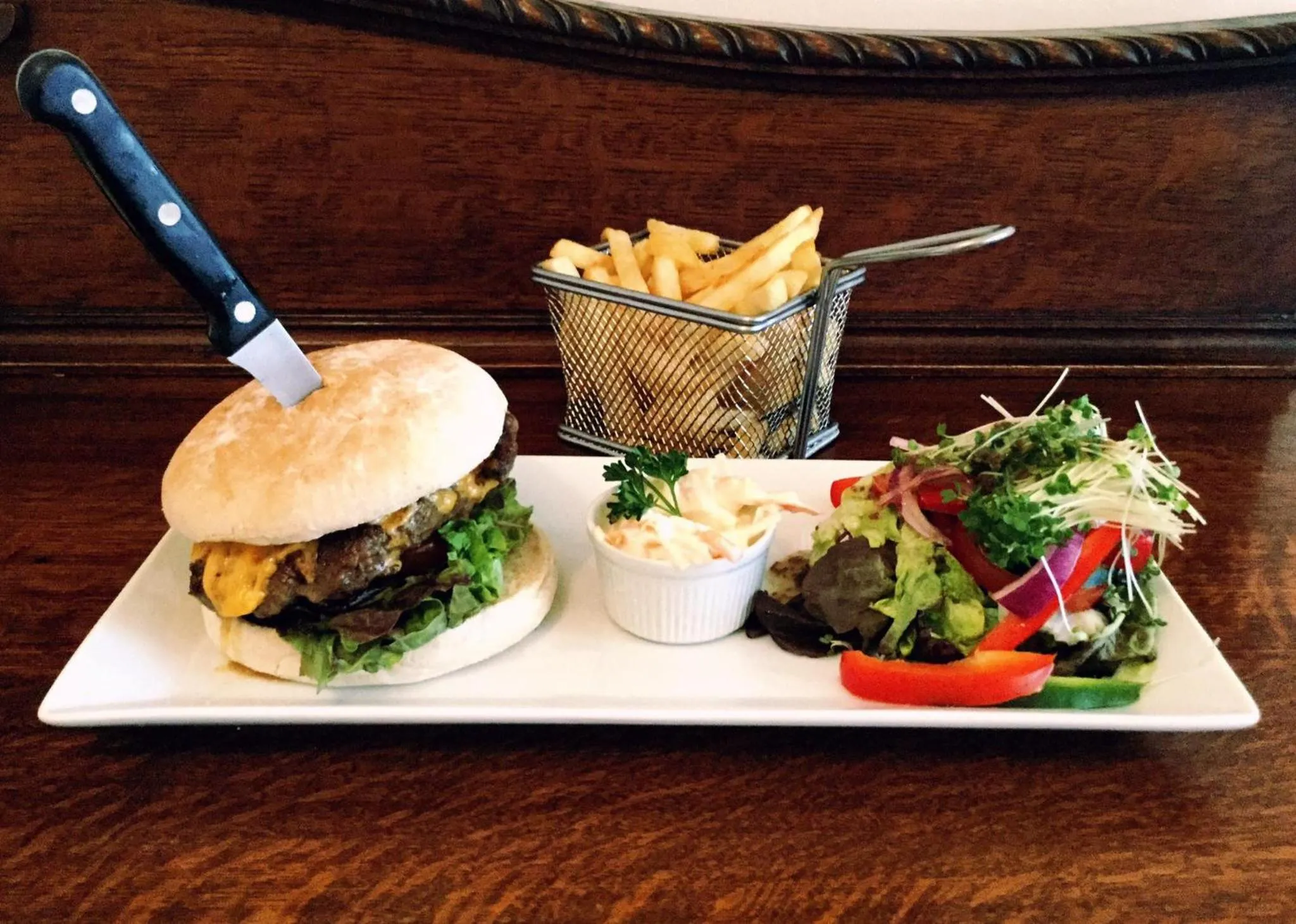 Food close-up in The Station Hotel