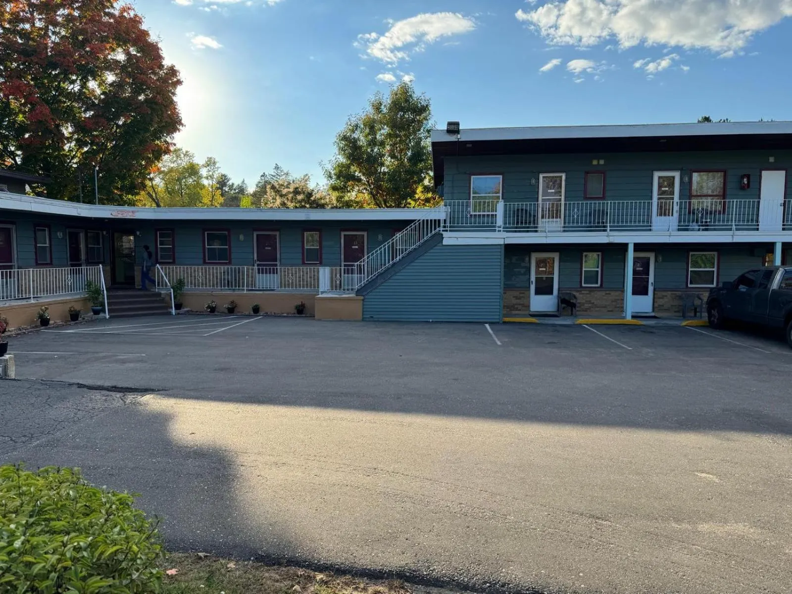 Facade/entrance in Economy Inn Cadillac MI by Hotel O