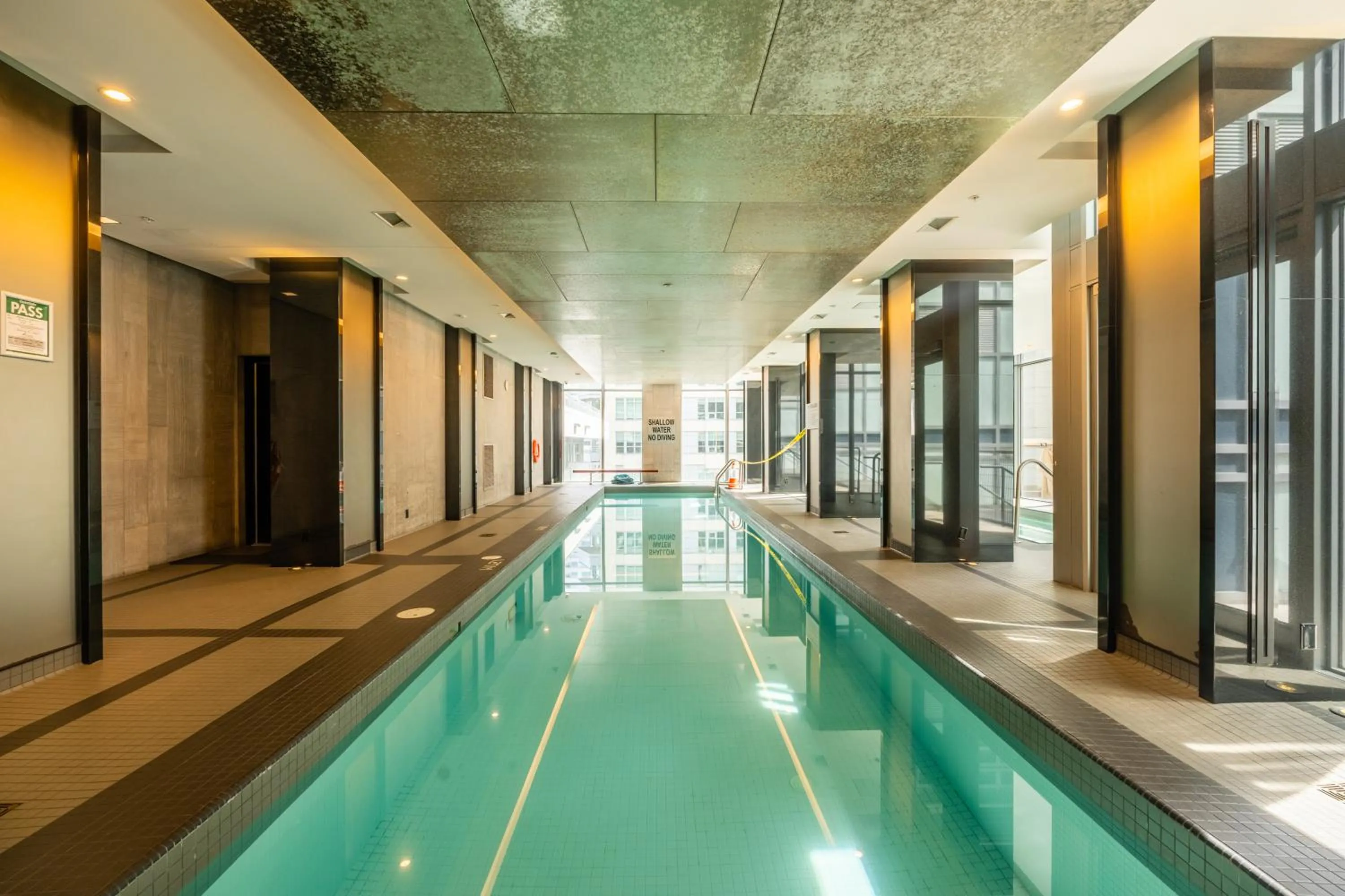 Swimming pool in Modern Lillian St Apartments by GLOBALSTAY
