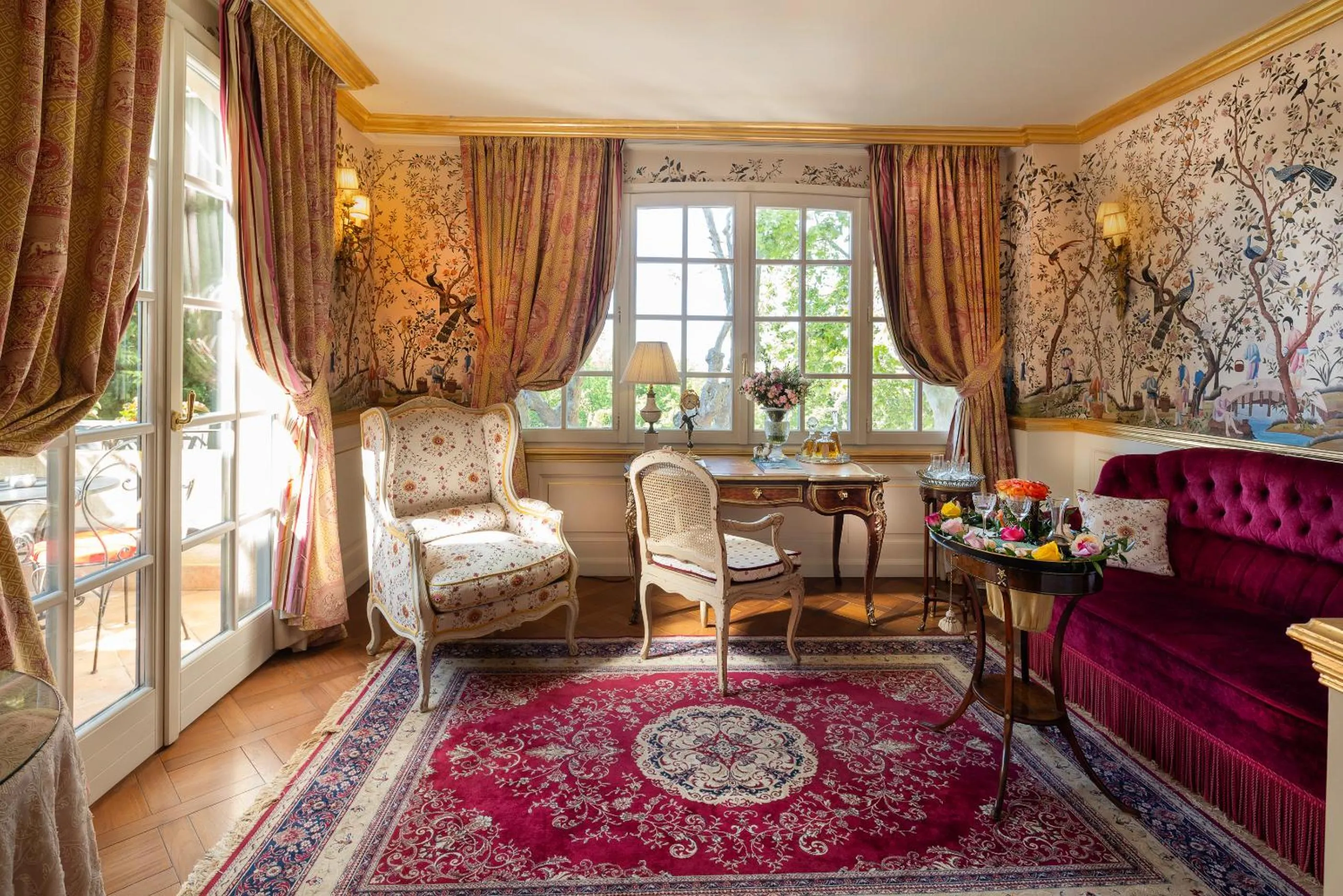 Living room in Villa Gallici Hôtel & Spa