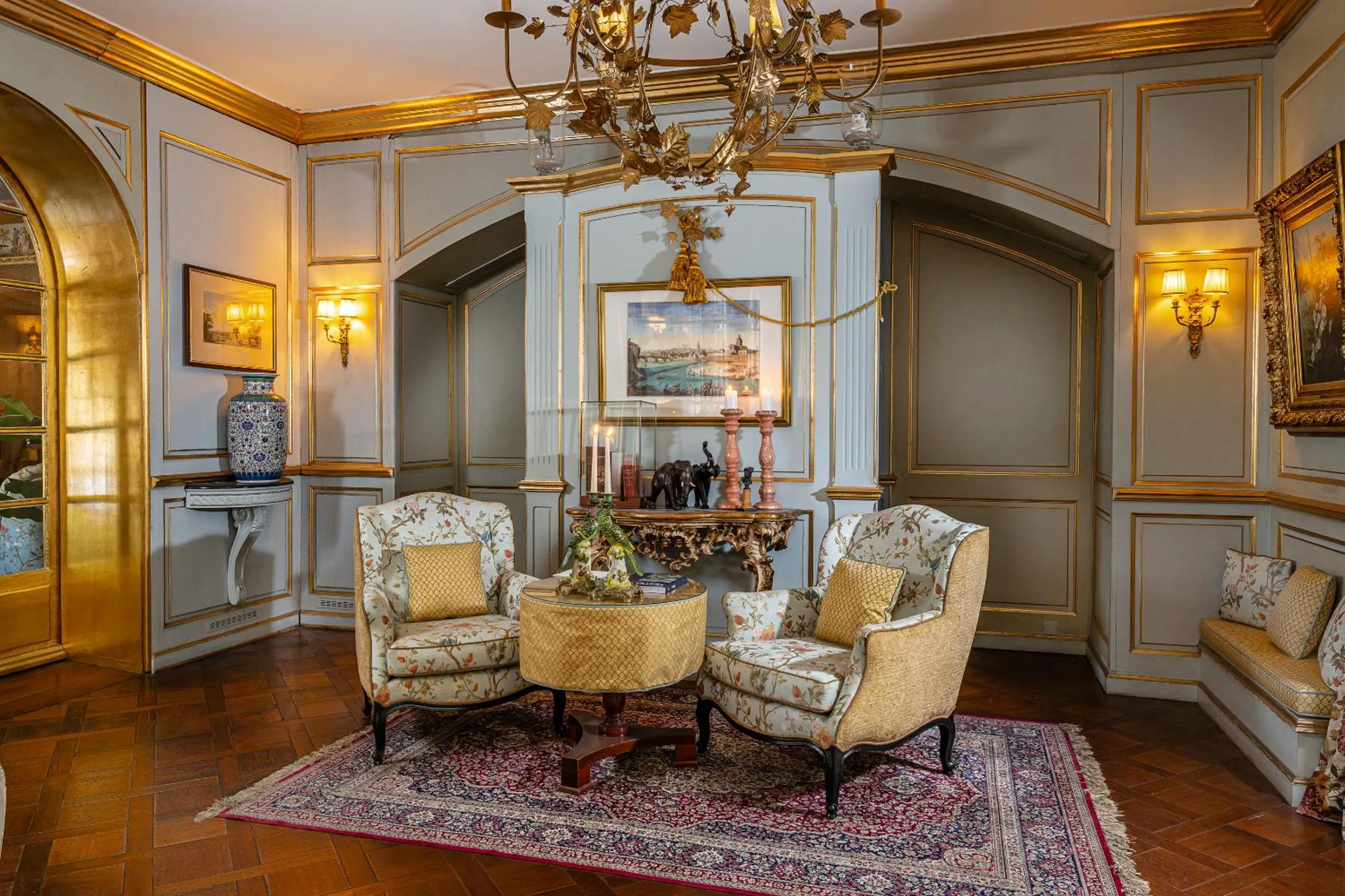 Living room in Villa Gallici Hôtel & Spa
