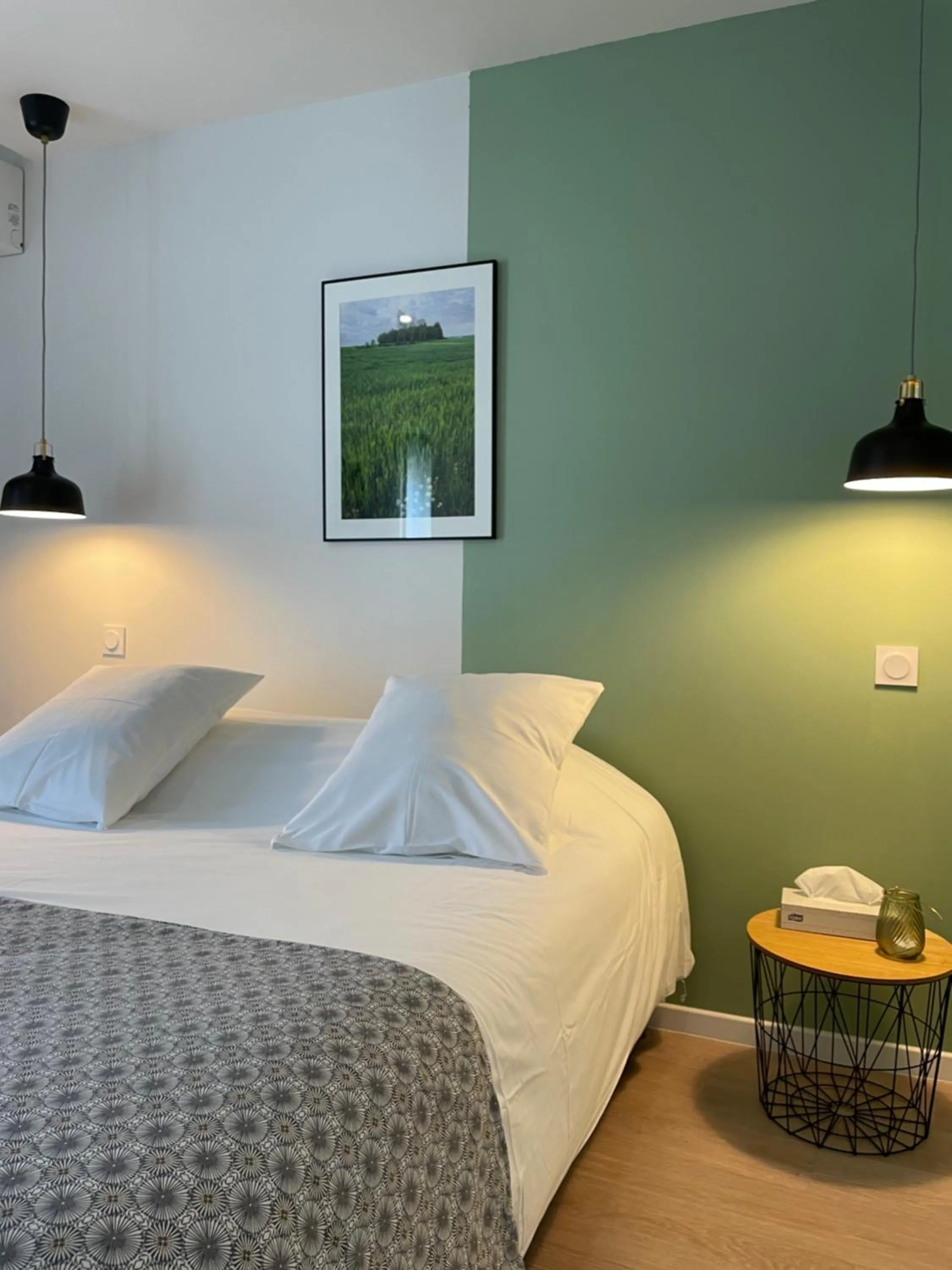 Bed in Hotel De Ma Tante