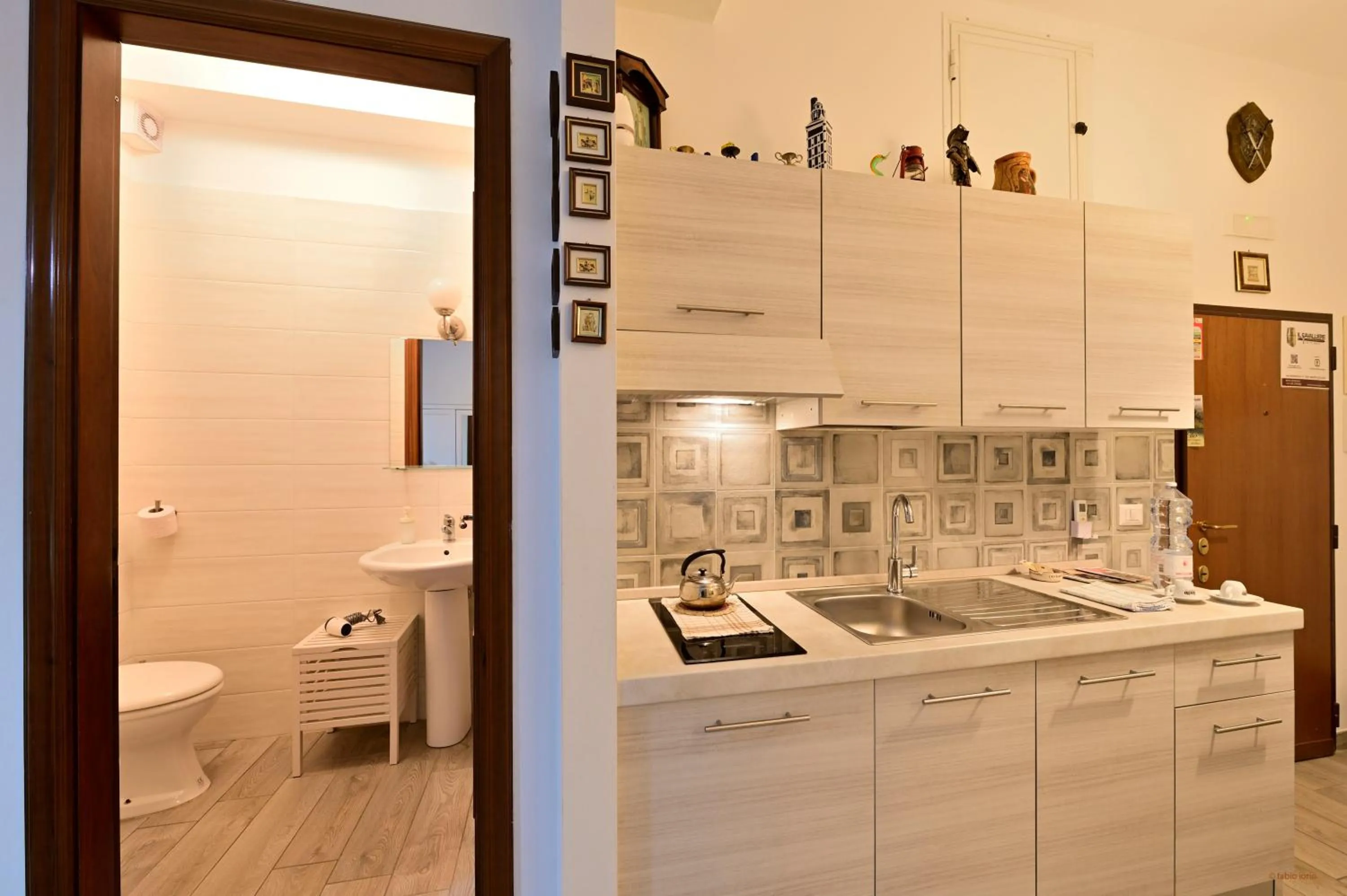 Kitchen or kitchenette in Il Cavalliere Bed & breakfast