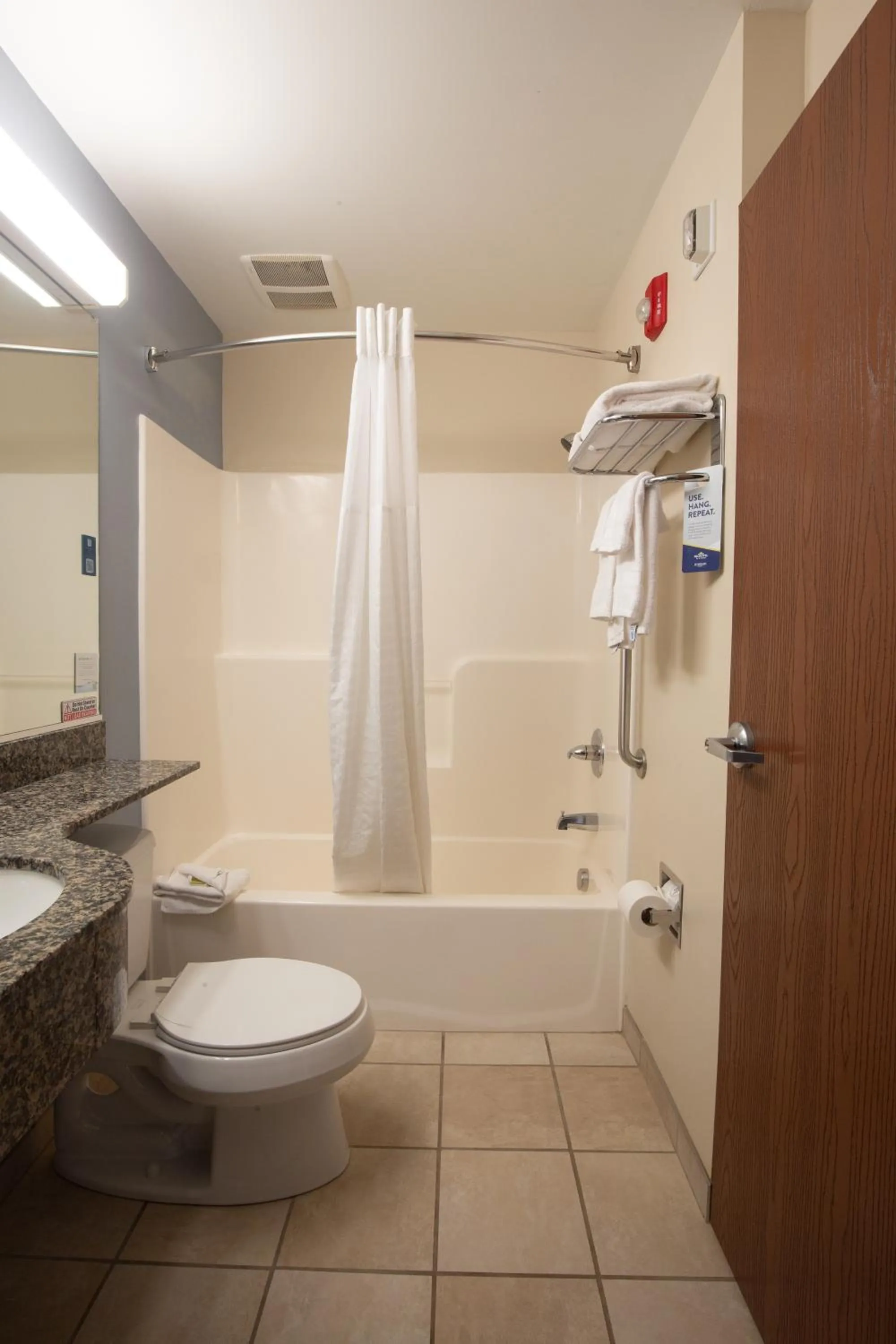 Toilet in Microtel Inn & Suites by Wyndham Waynesburg