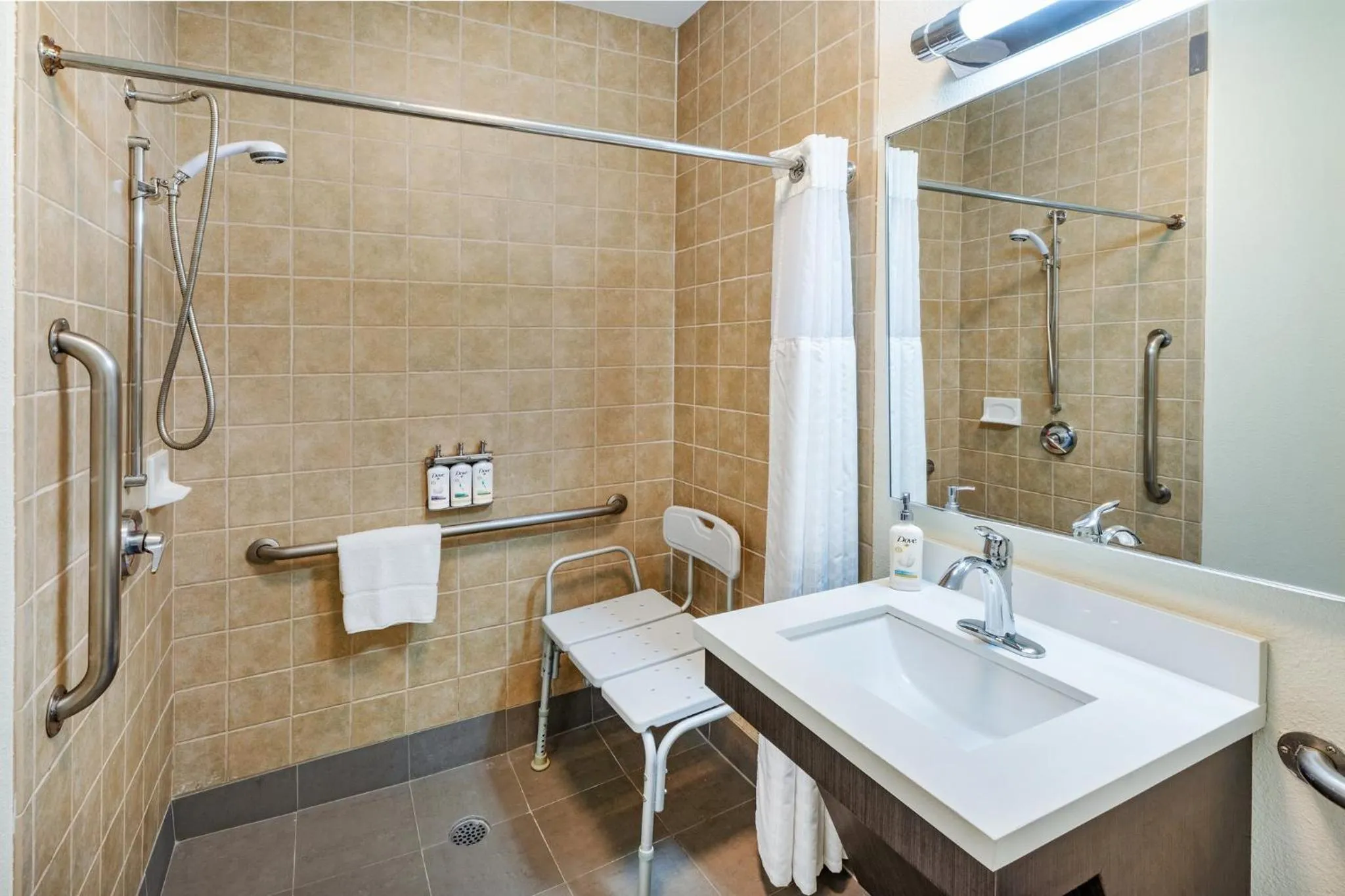 Bathroom in Candlewood Suites Tyler by IHG