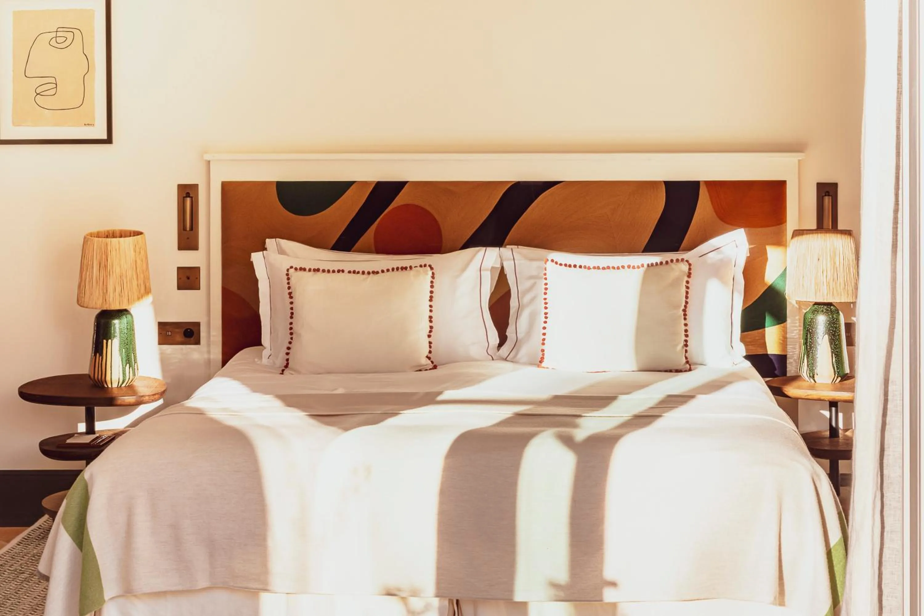 Bedroom, Bed in Hotel Lou Pinet