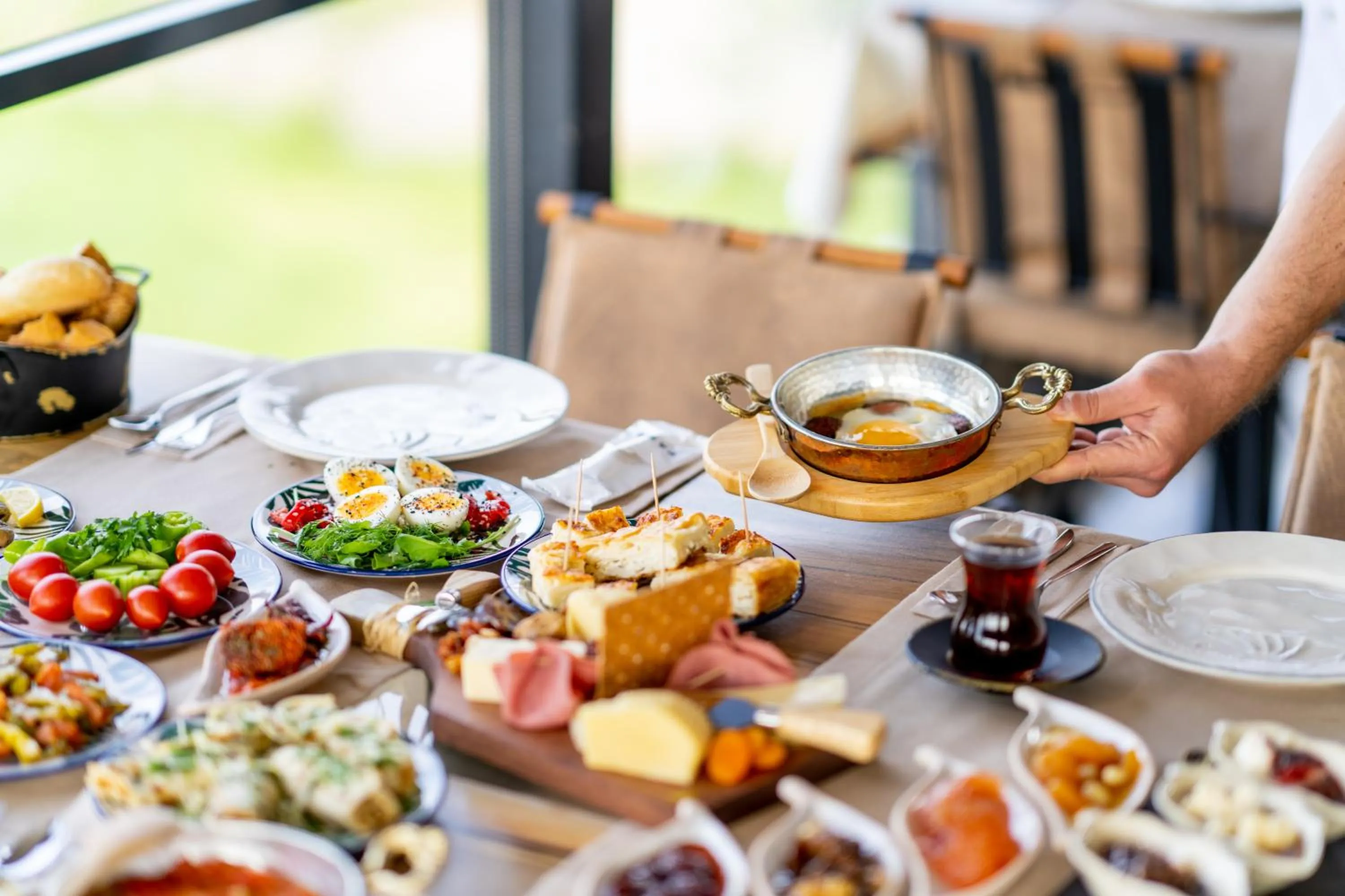 Breakfast in Parna Hotel