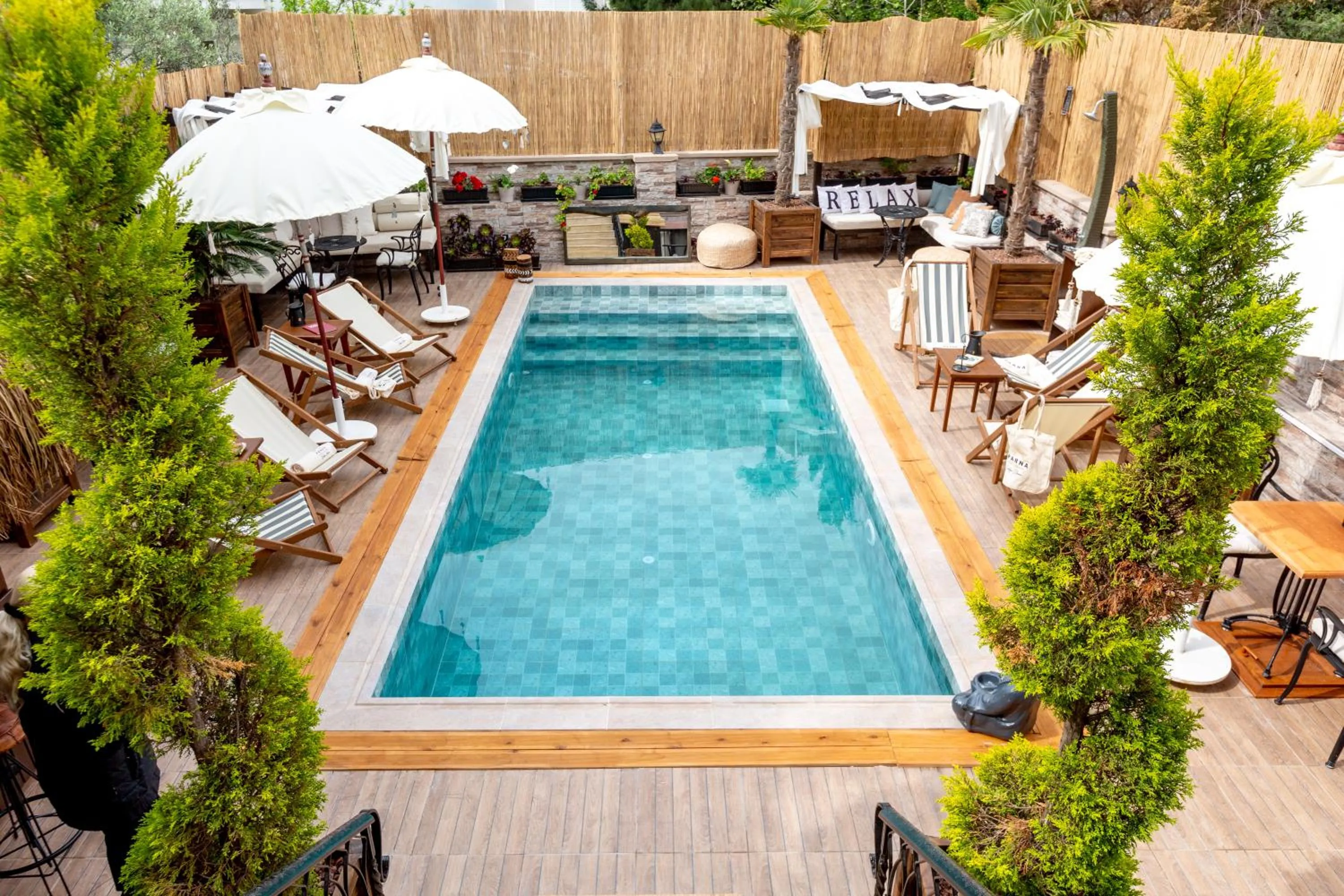 Pool view in Parna Hotel