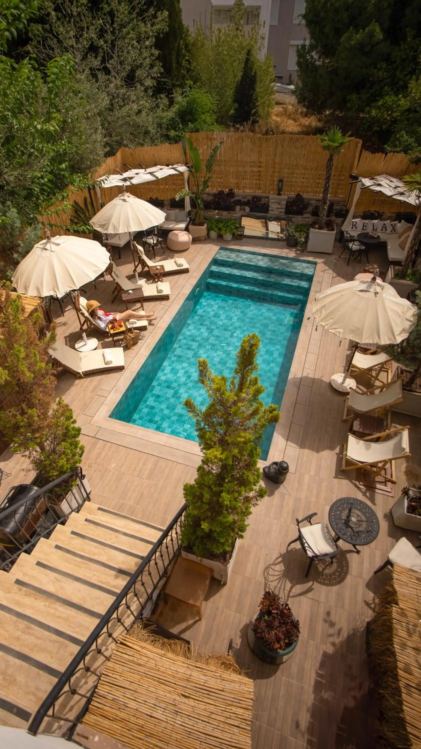 Swimming pool in Parna Hotel