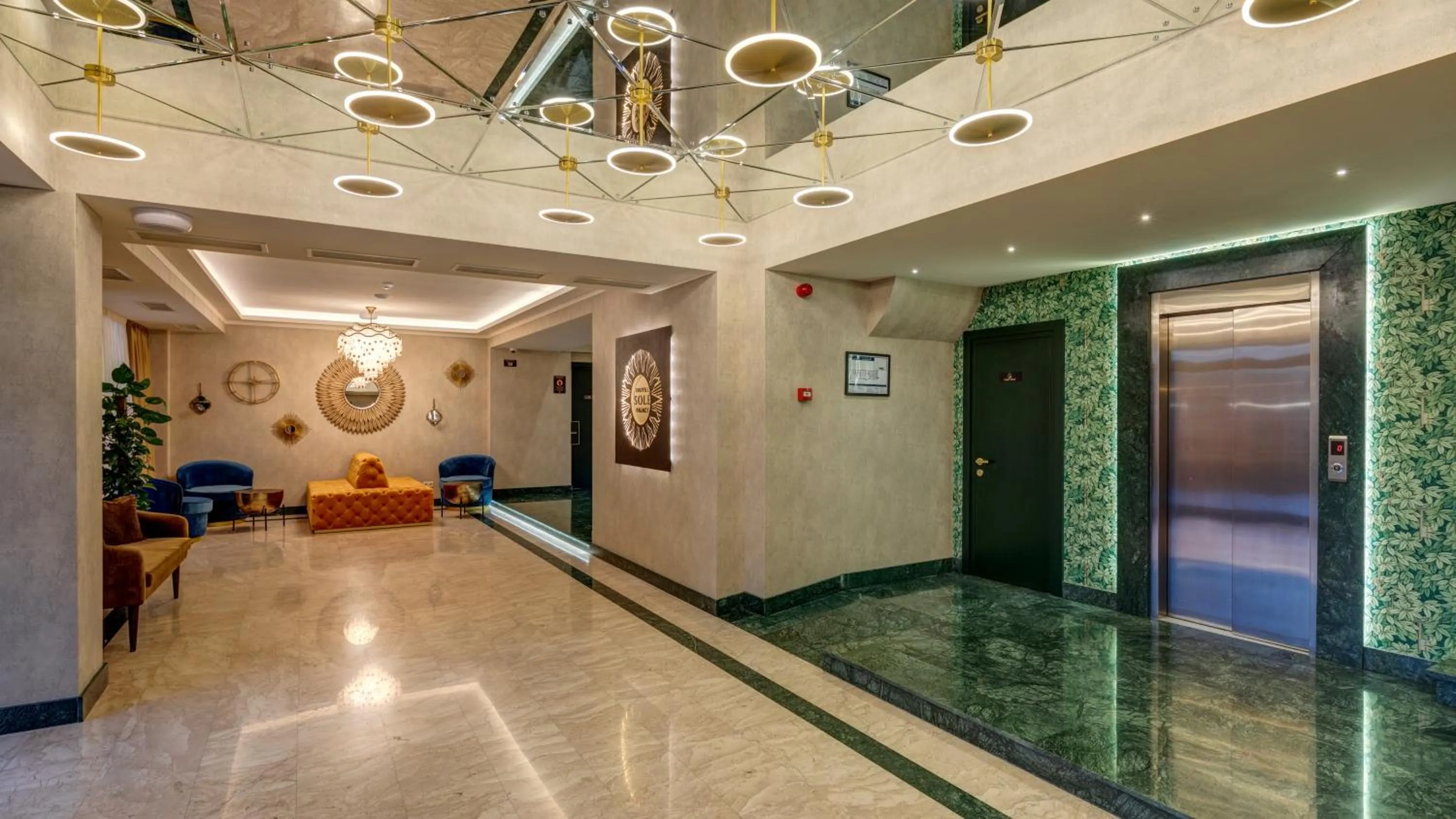 Lobby or reception in Sole Palace
