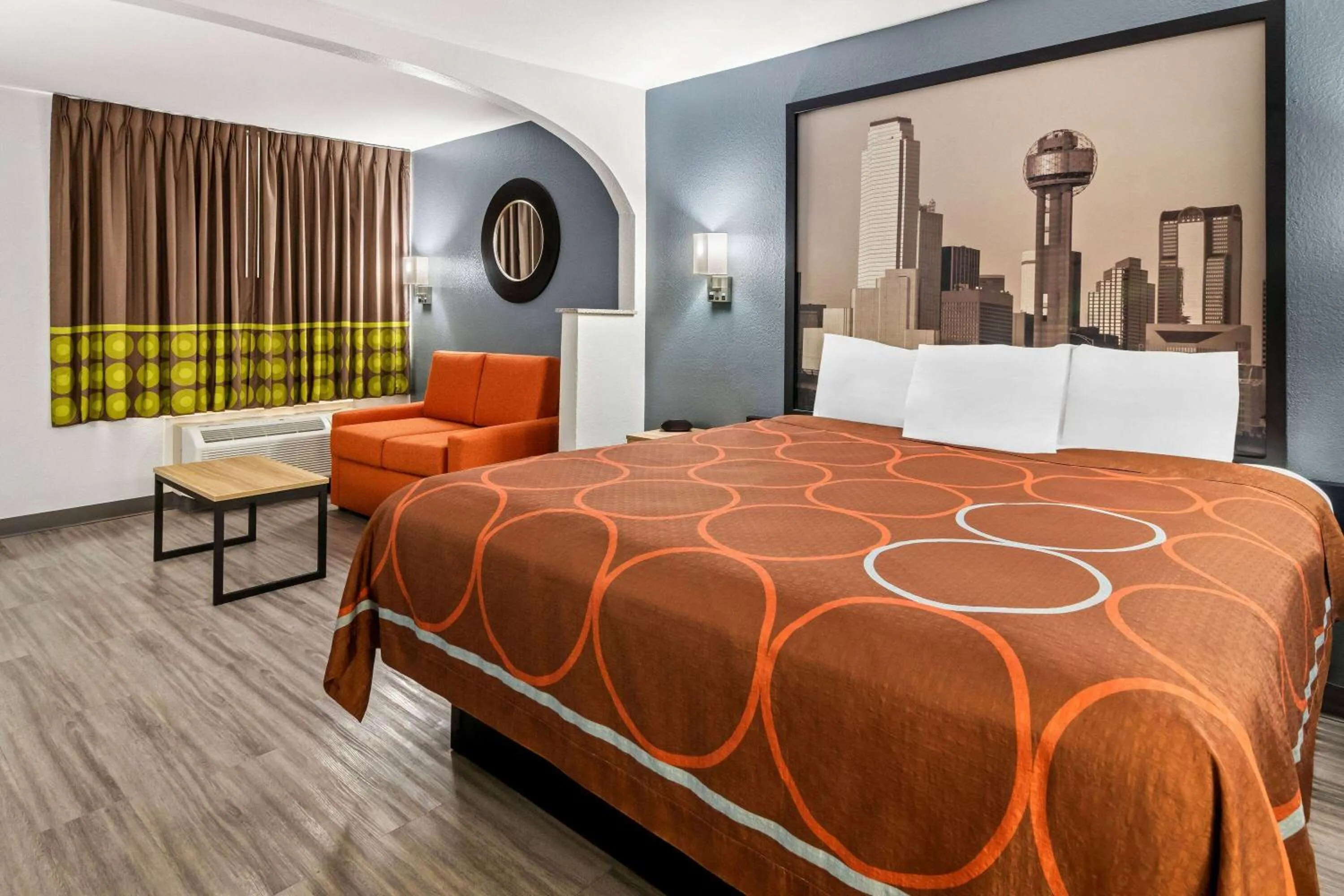 Bed in Super 8 by Wyndham Grand Prairie Southwest