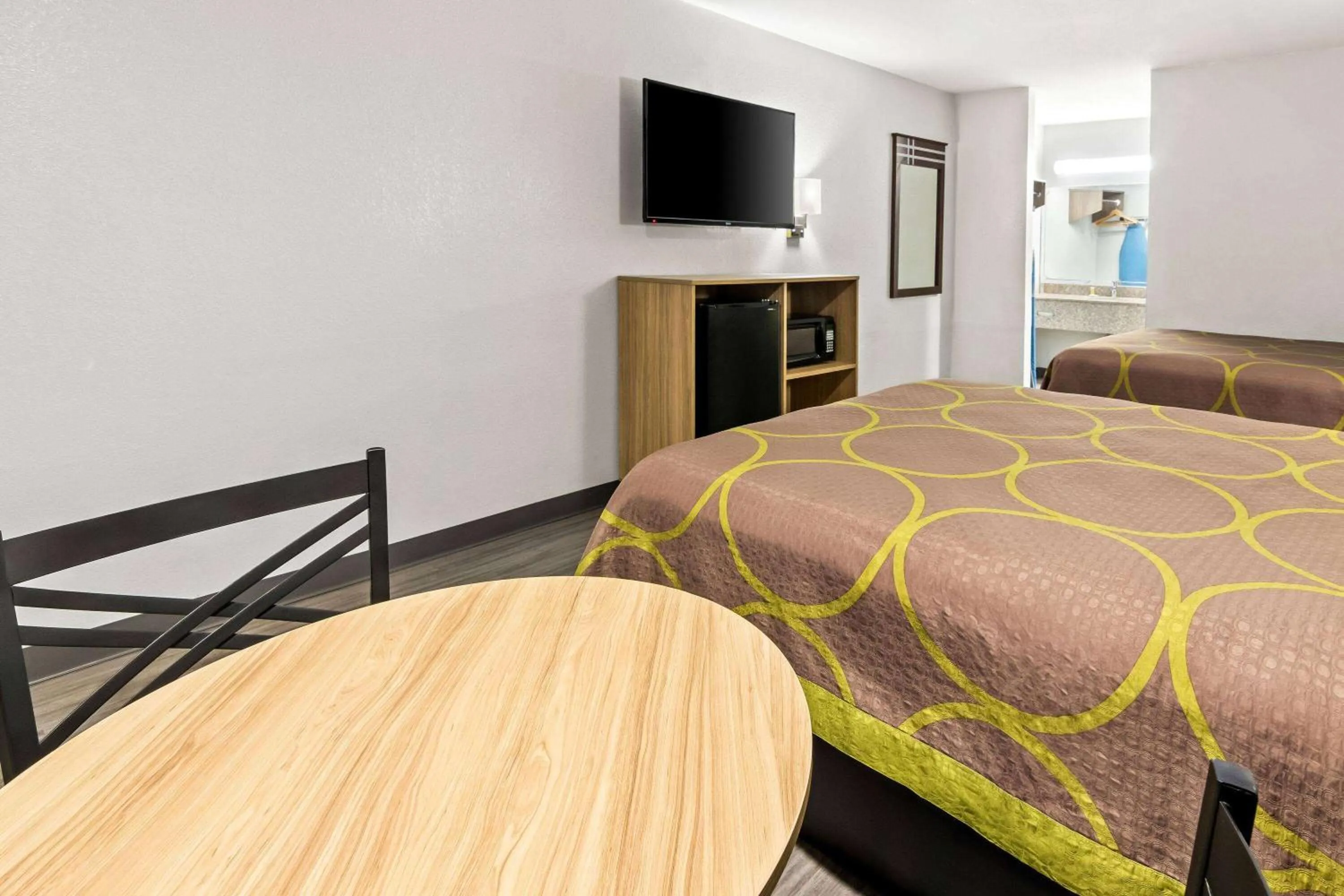 Bed in Super 8 by Wyndham Grand Prairie Southwest