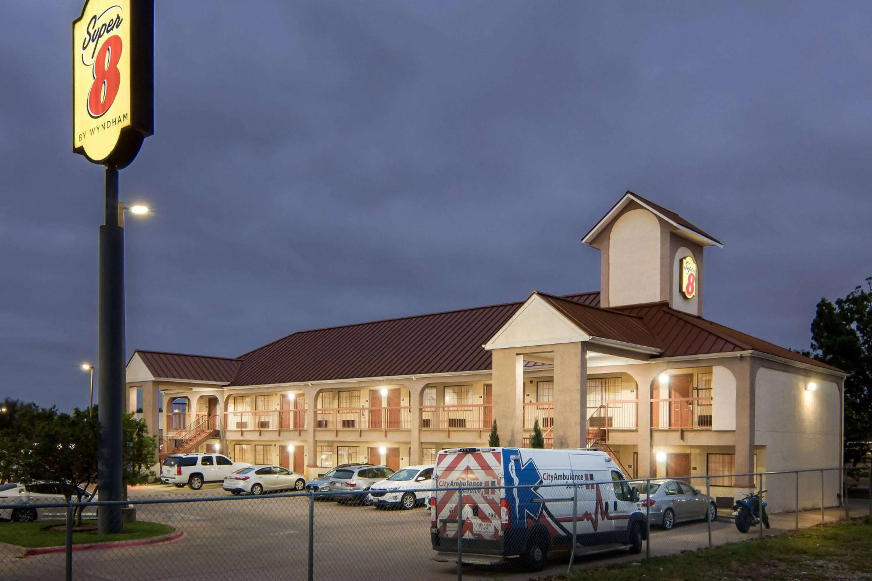 Property building in Super 8 by Wyndham Grand Prairie Southwest