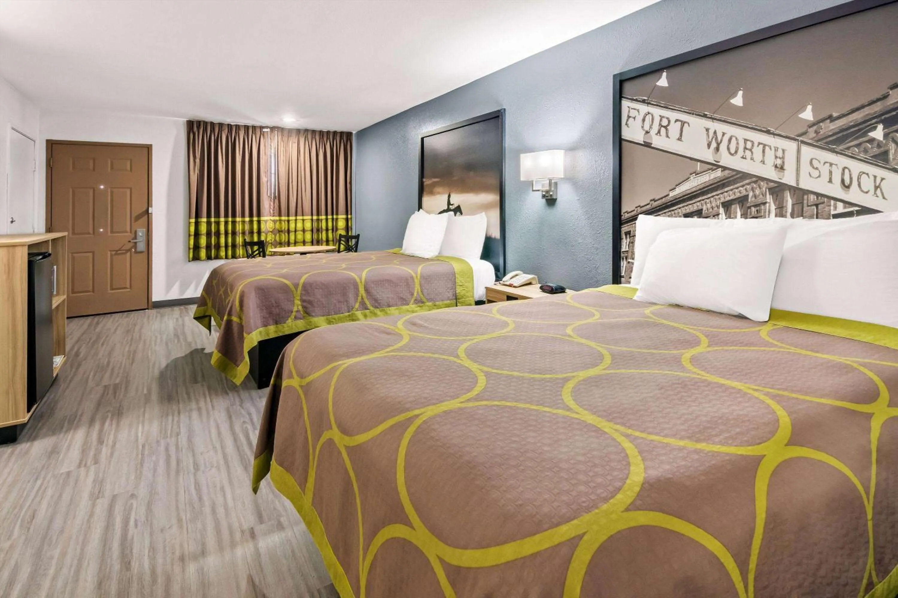 Bed in Super 8 by Wyndham Grand Prairie Southwest