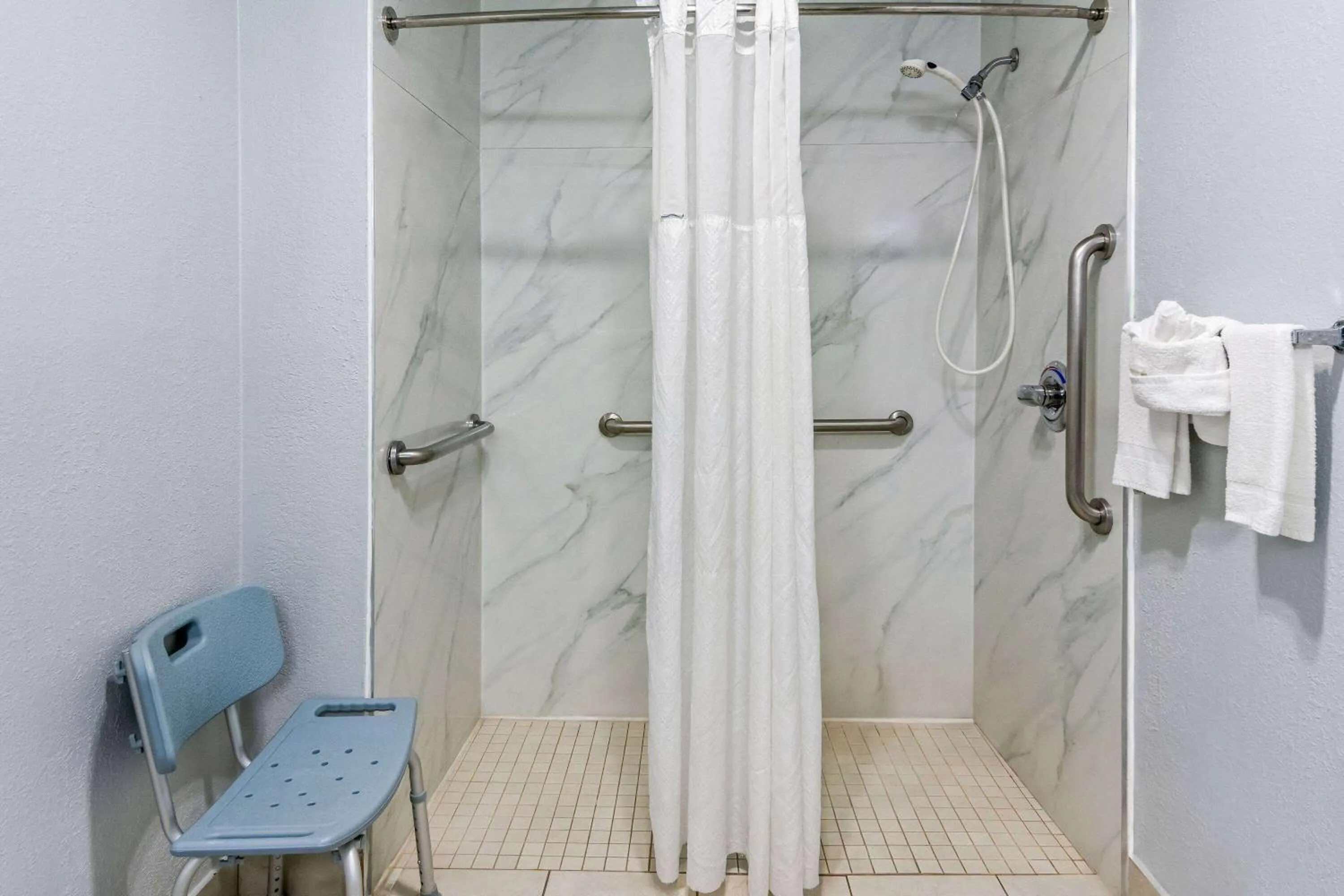 Shower in Super 8 by Wyndham Grand Prairie Southwest