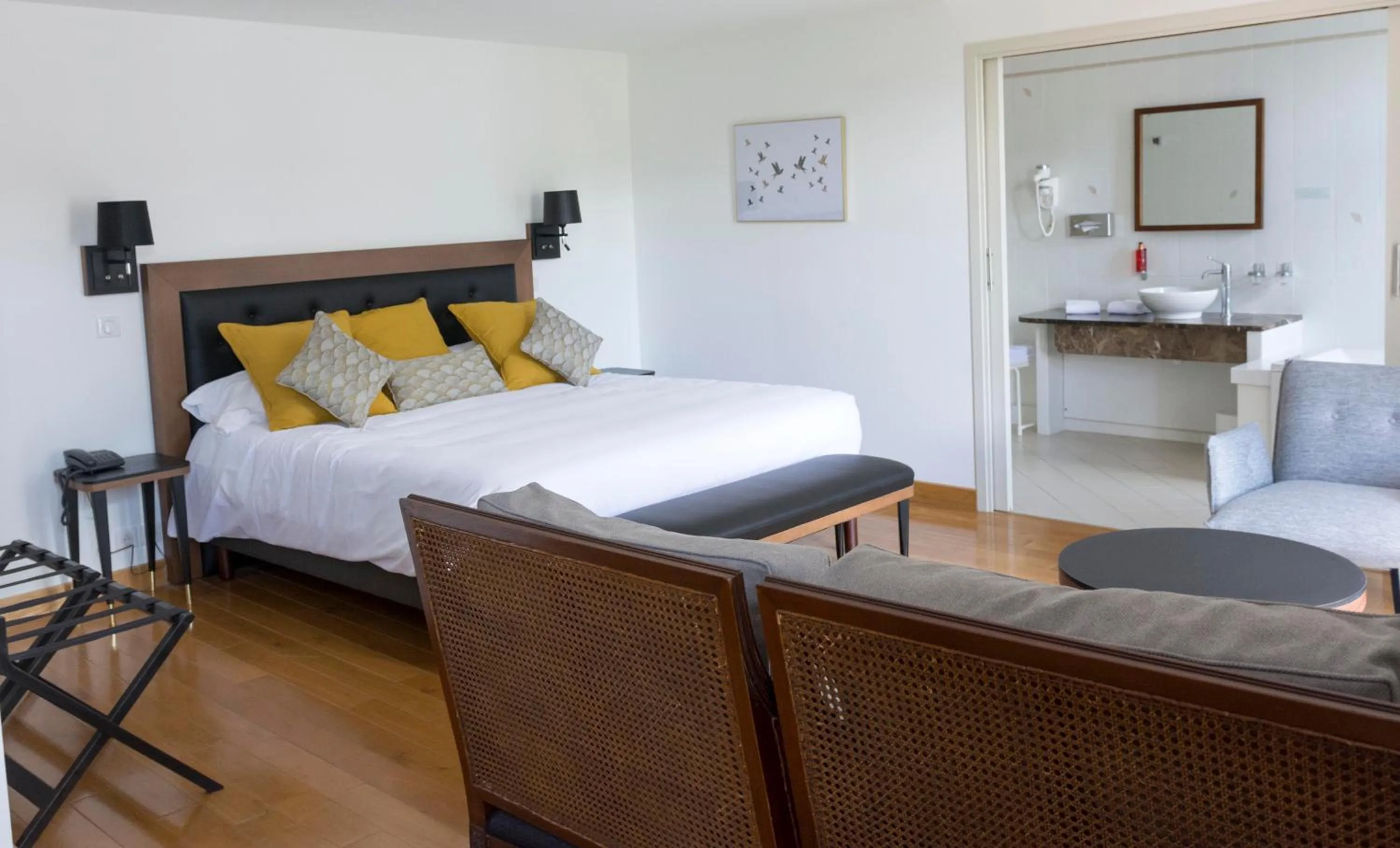 Bed in Hotel Beau Site - Rocamadour