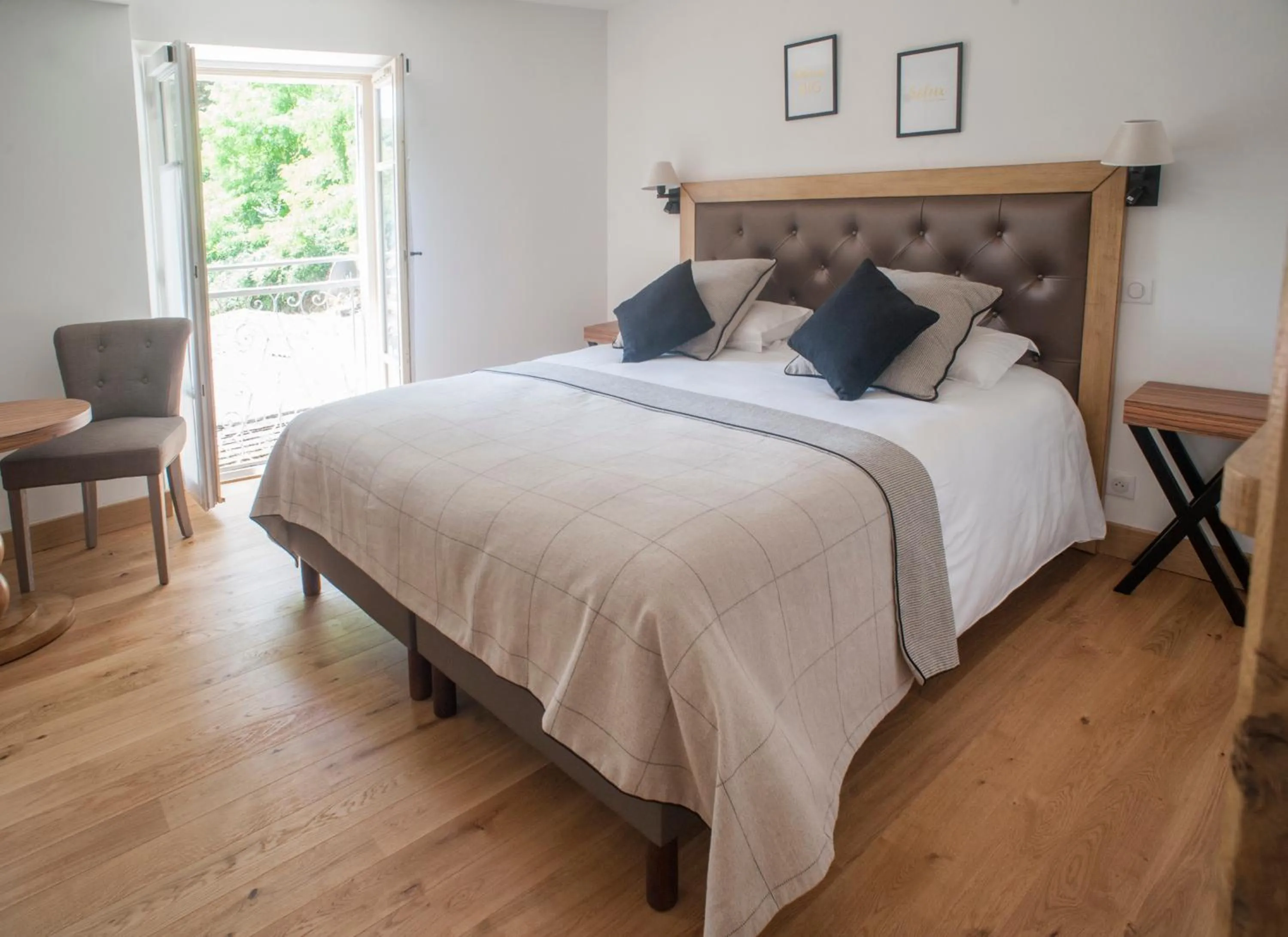 Bed in Hotel Beau Site - Rocamadour