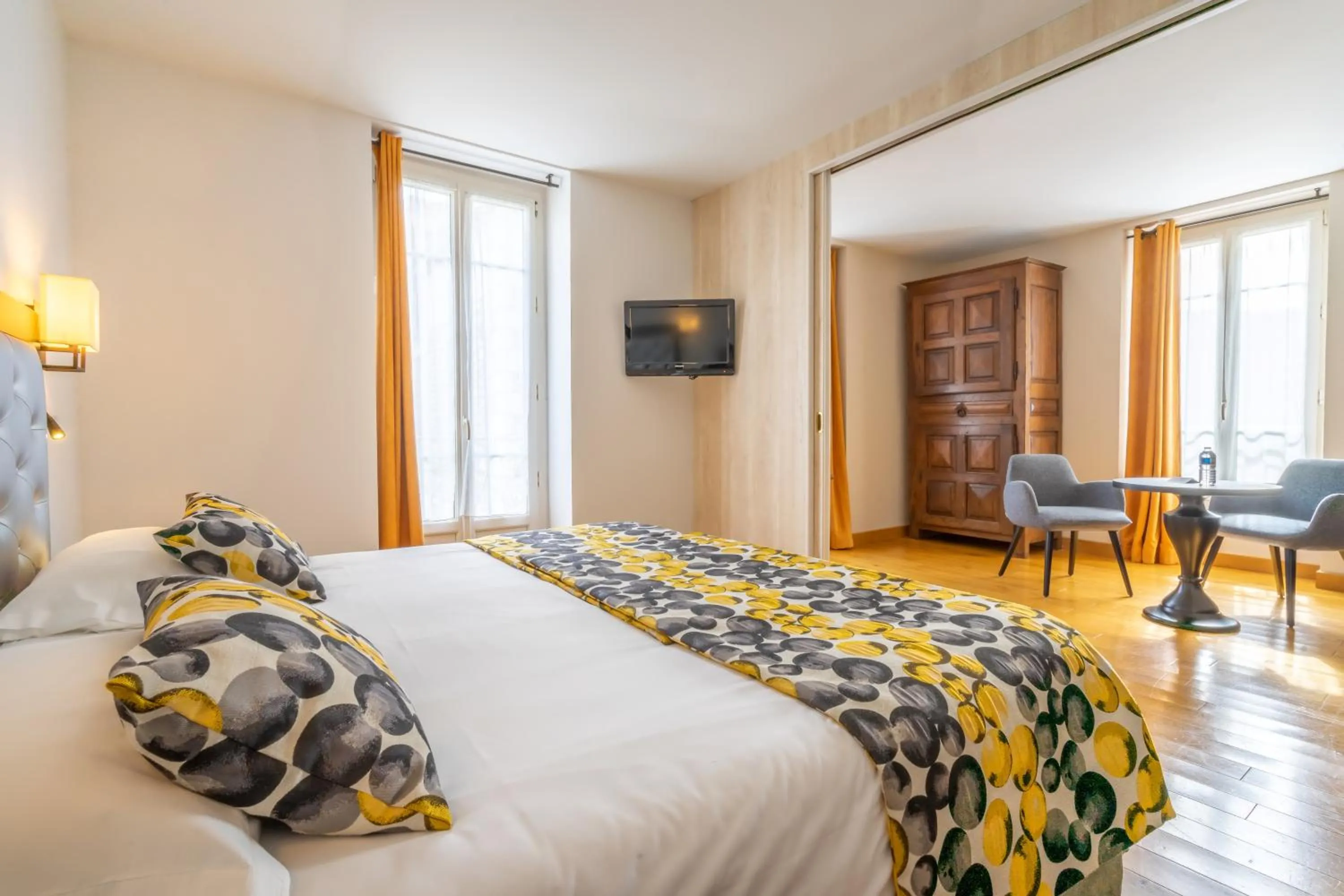 Bed in Hotel Beau Site - Rocamadour