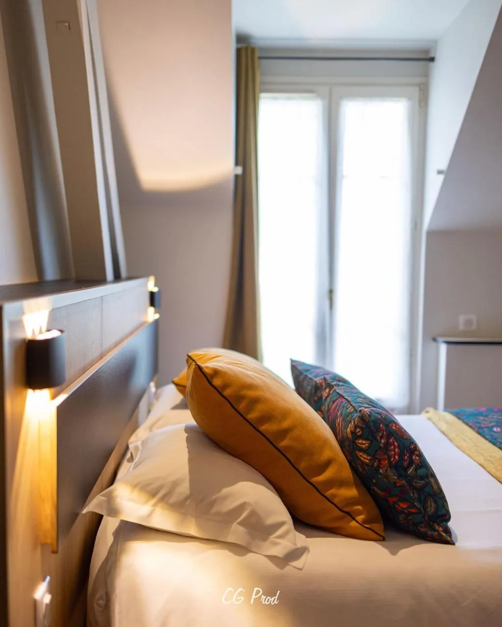 Bedroom, Bed in Hotel Beau Site - Rocamadour