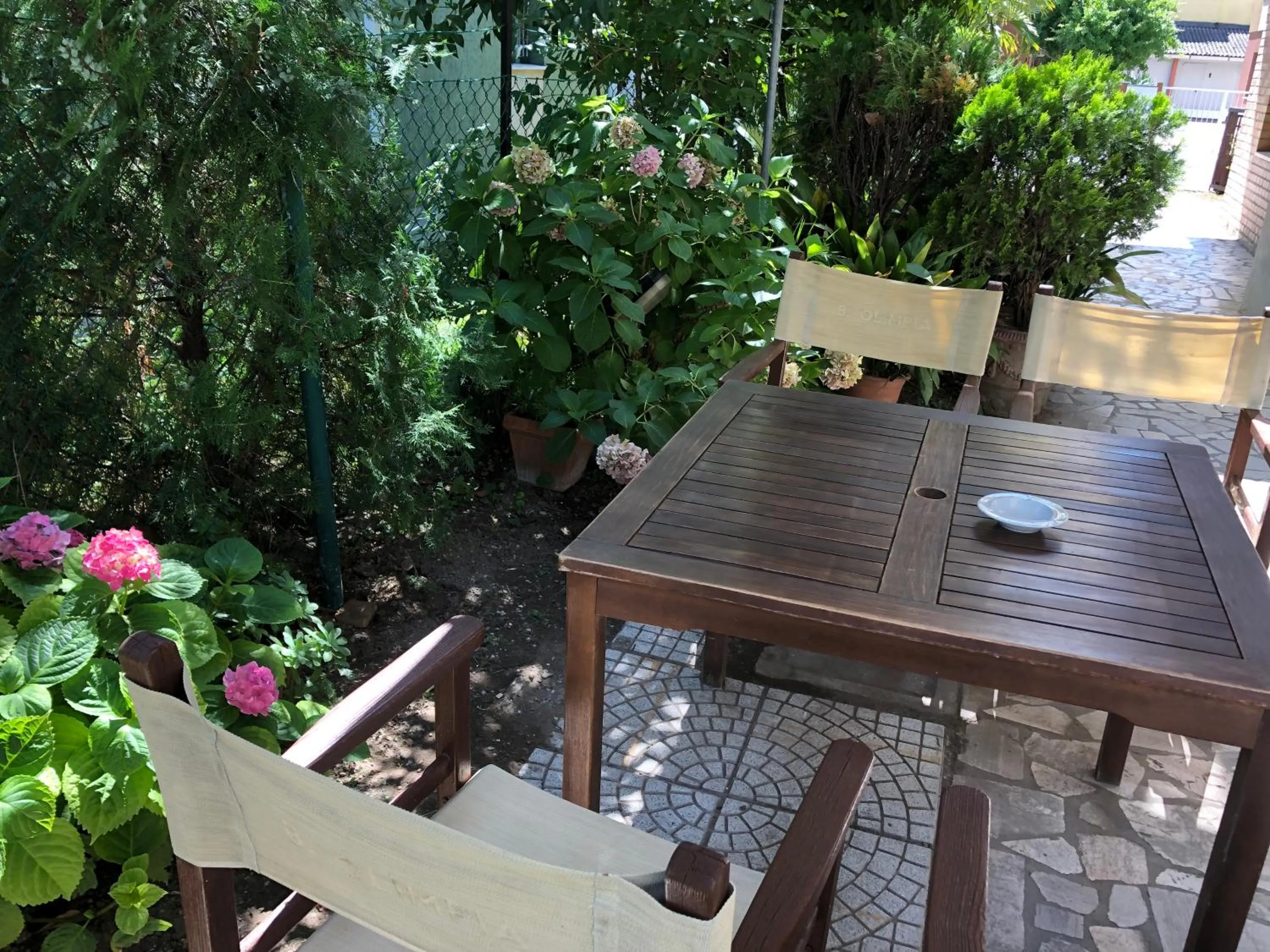 Garden view in Da Scilla