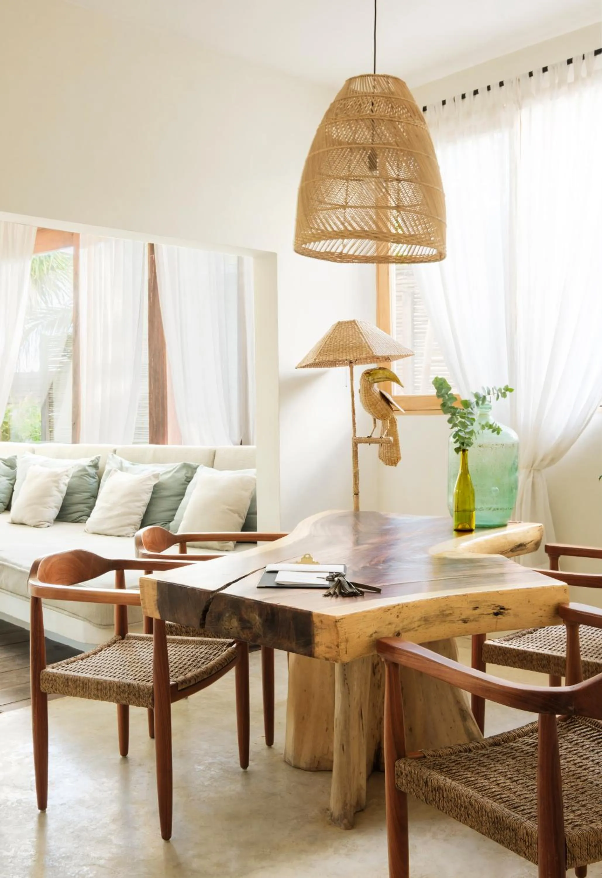 Dining area in Aldea Canzul Tulum