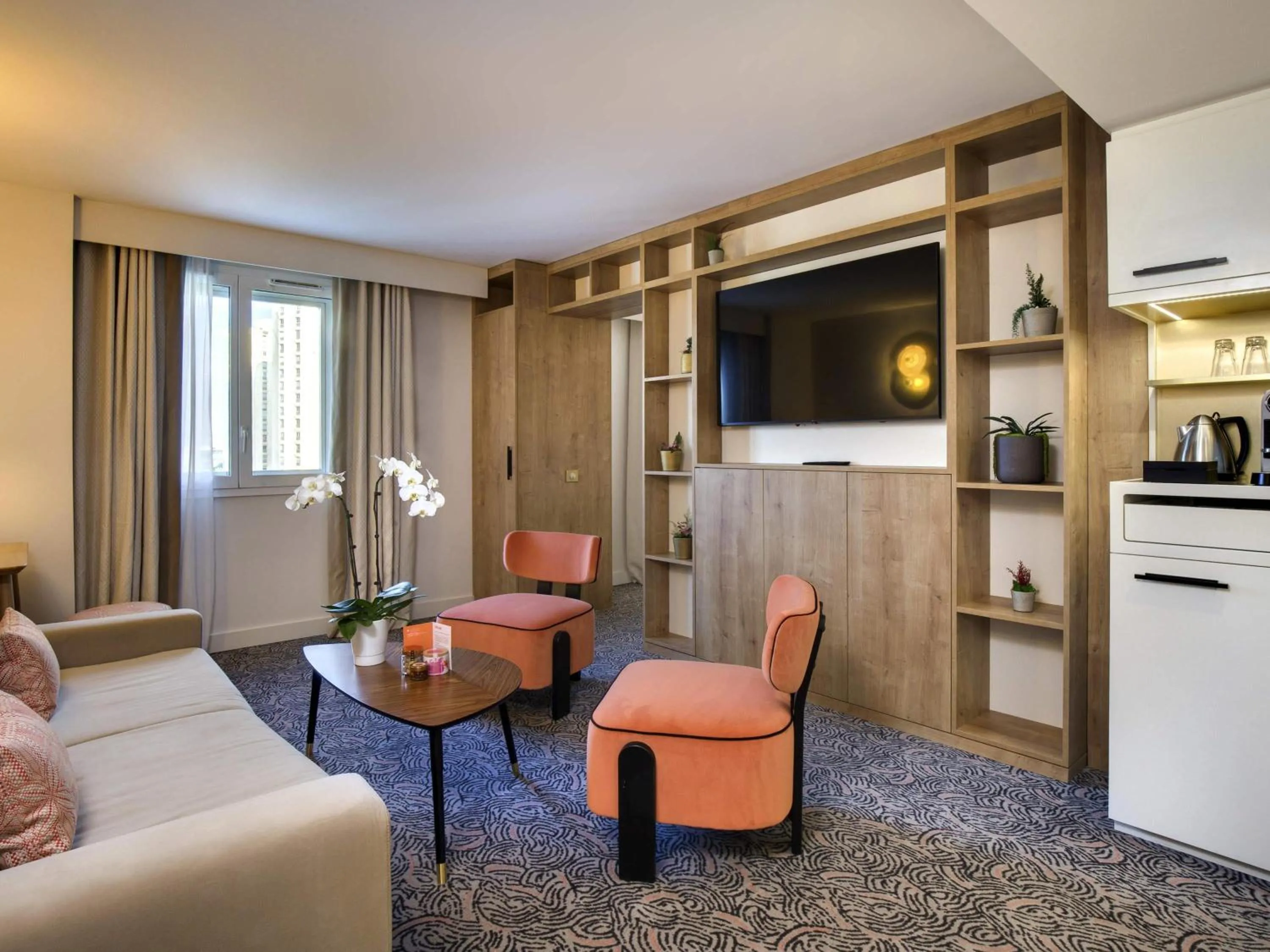 Bedroom in Pullman La Pléiade Montpellier Centre