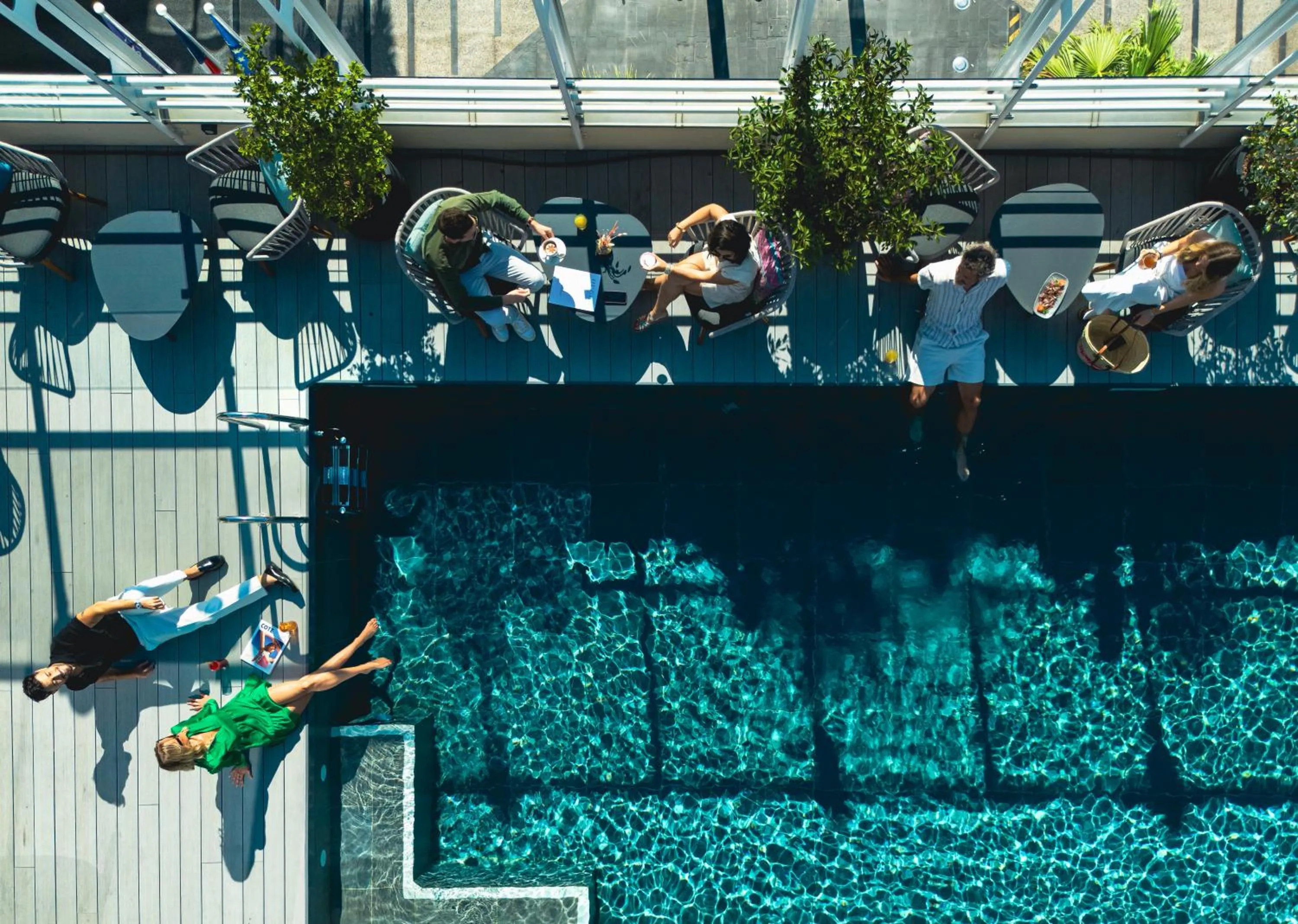 Pool view in Pullman La Pléiade Montpellier Centre