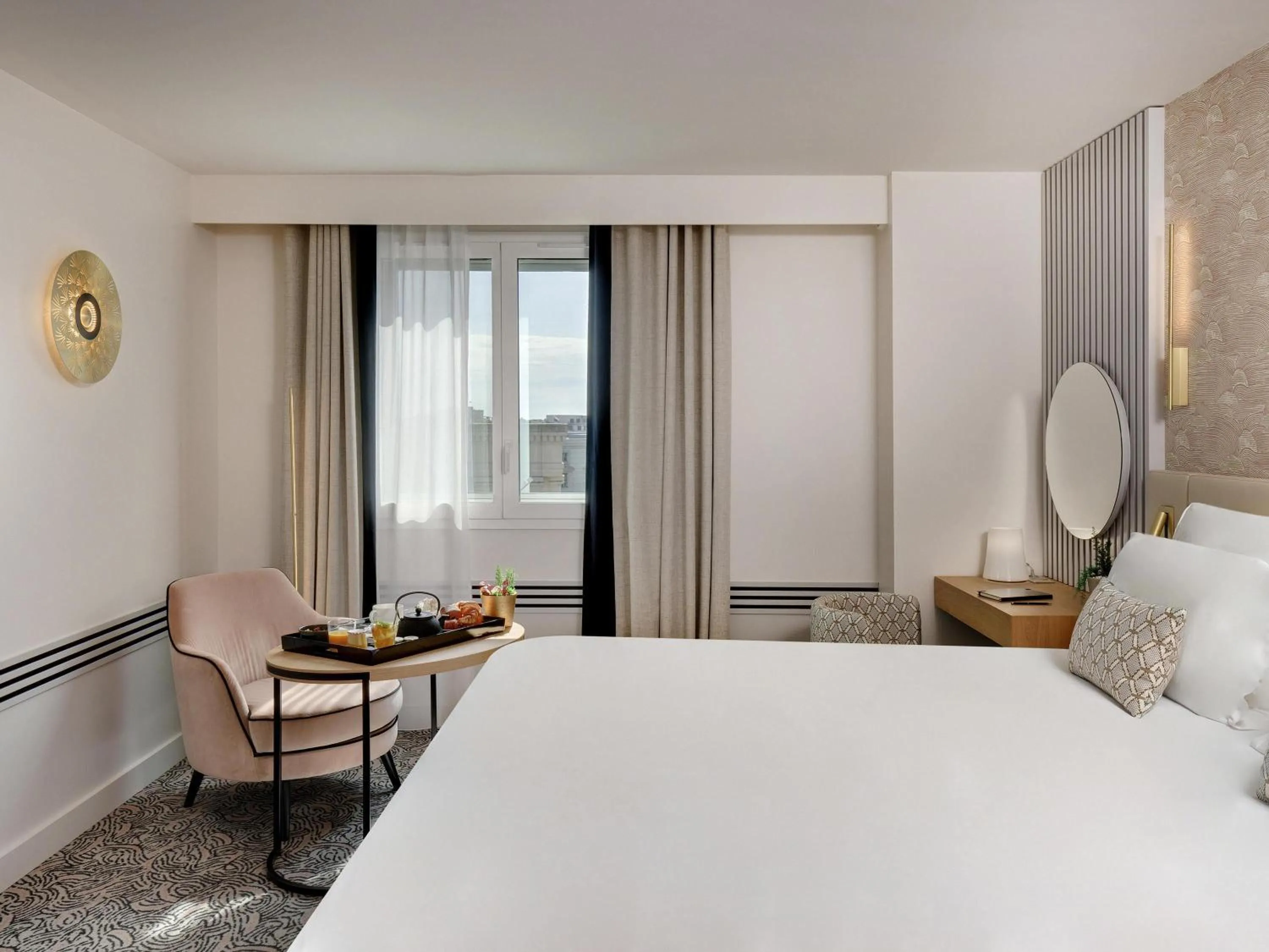 Bedroom, Bed in Pullman La Pléiade Montpellier Centre