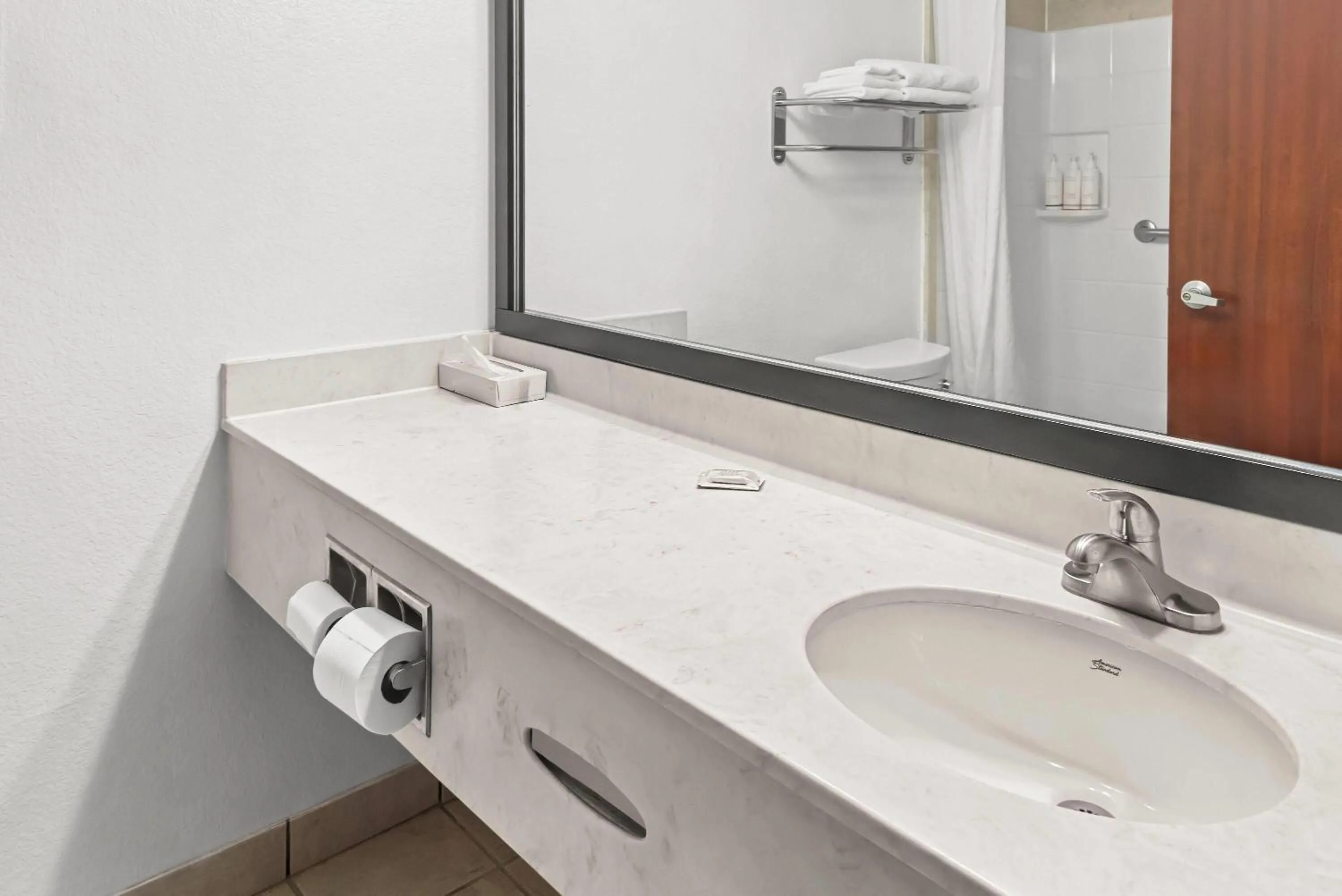 Bathroom in Super 8 by Wyndham Weatherford