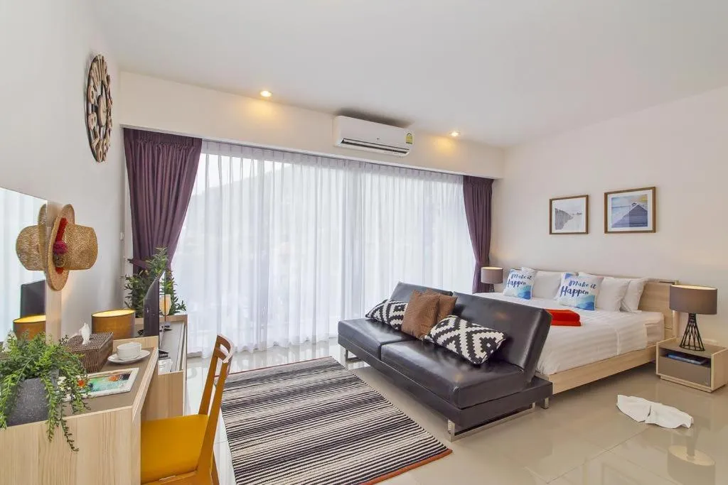 Bedroom, Bed in Chic Condo by RESAVA