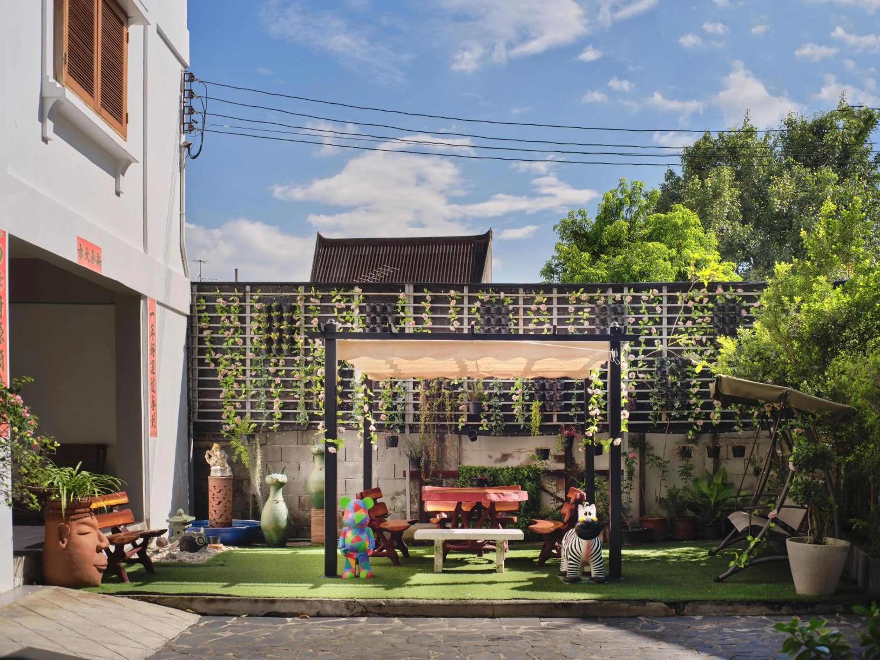 Garden in Chiangmai Inn Guesthouse