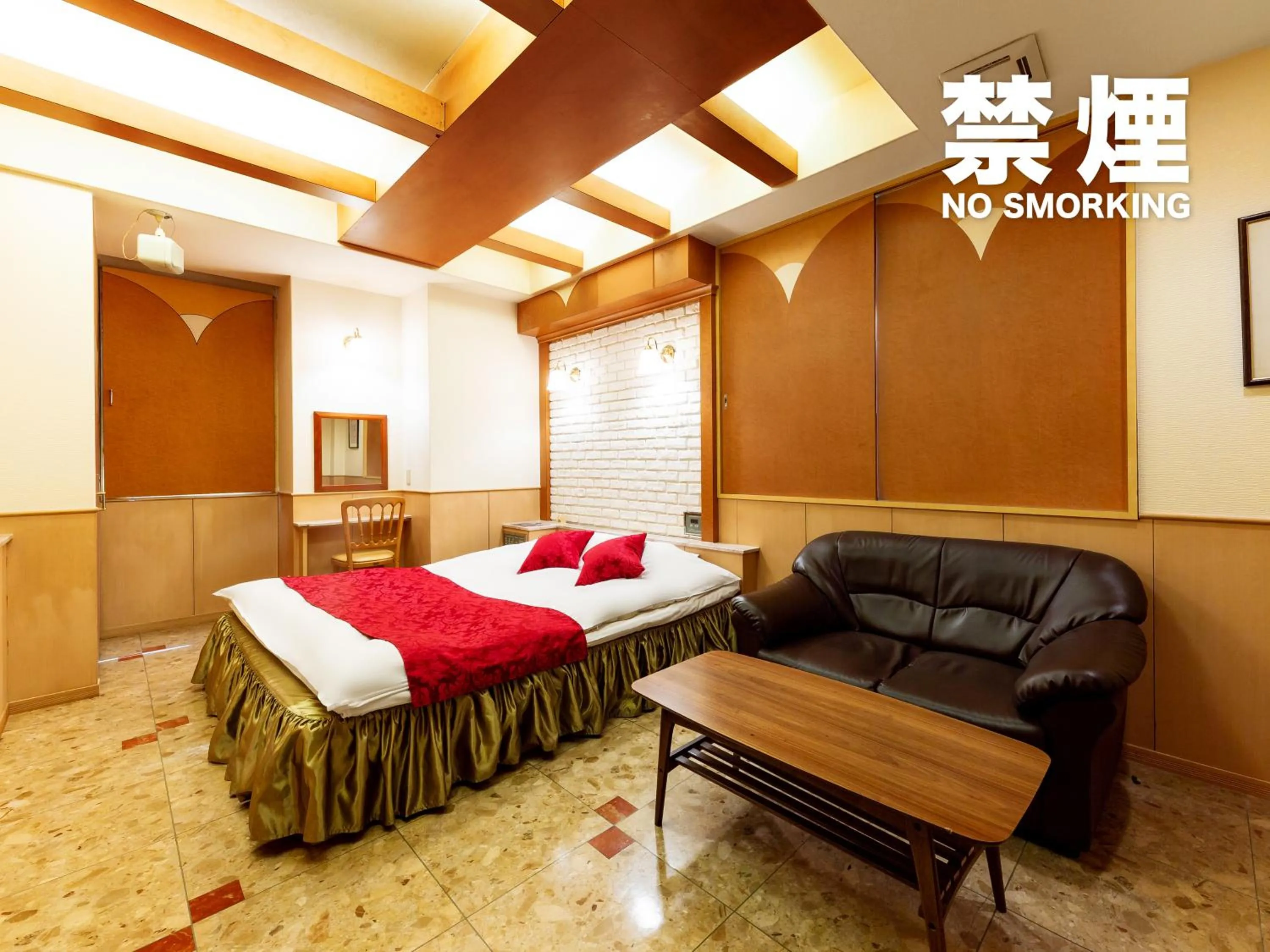 Bed in Hotel Mine (Love Hotel)