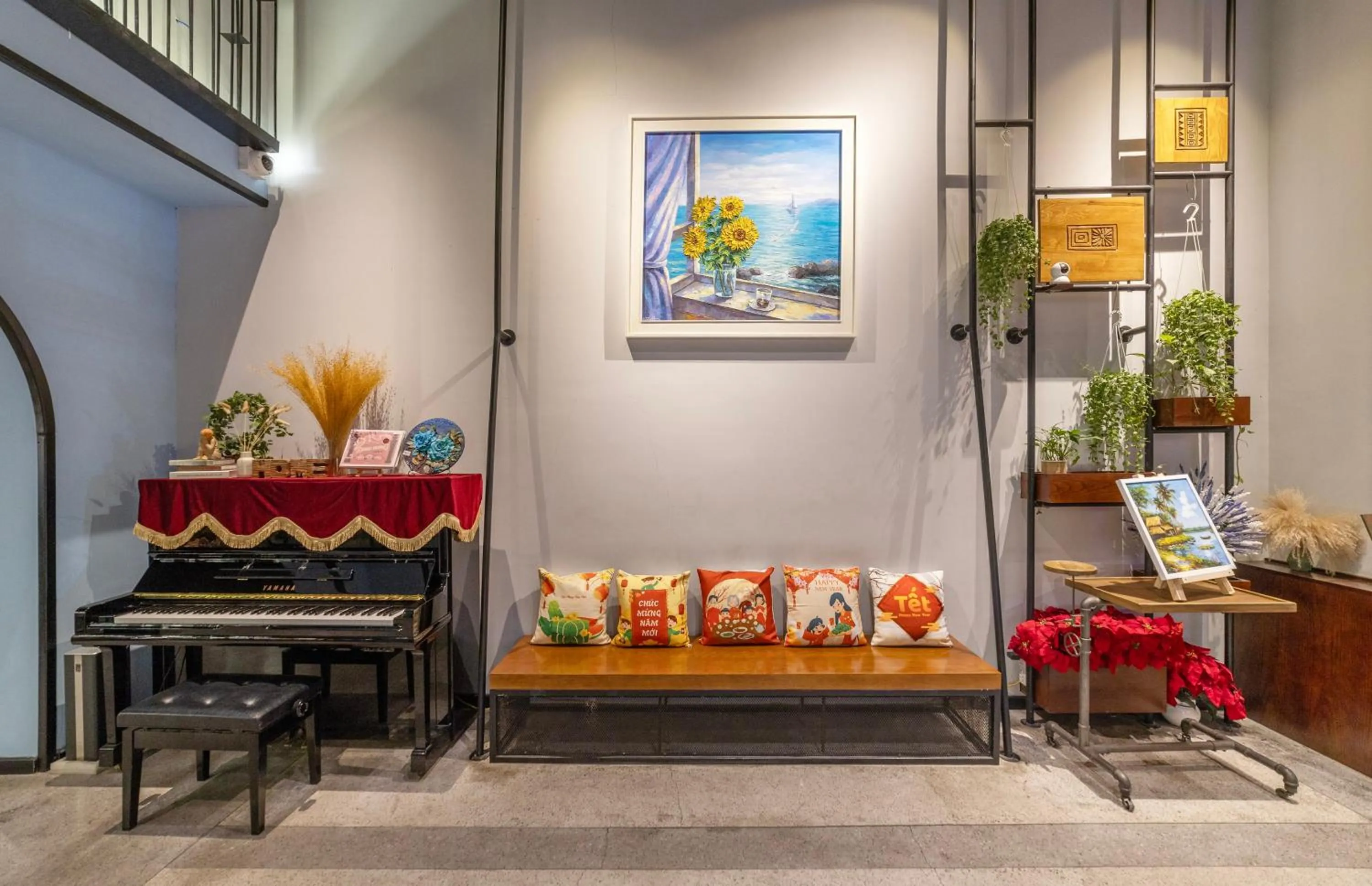 Seating area in Em Oi Boutique Hotel