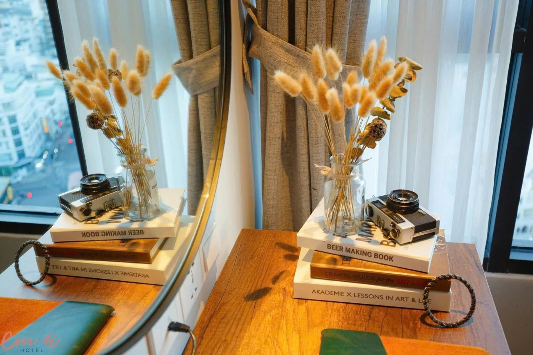 Decorative detail in Em Oi Boutique Hotel