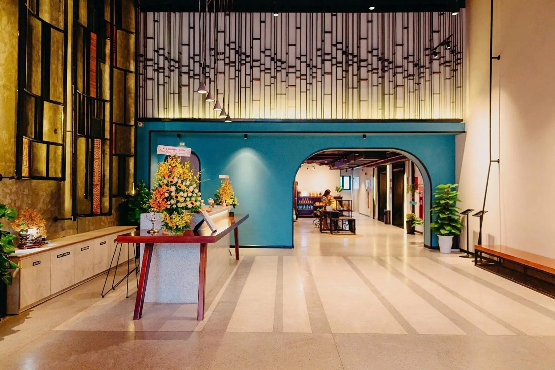 Lobby or reception in Em Oi Boutique Hotel