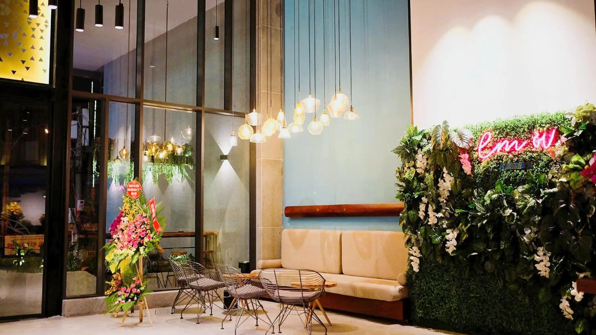 Living room in Em Oi Boutique Hotel