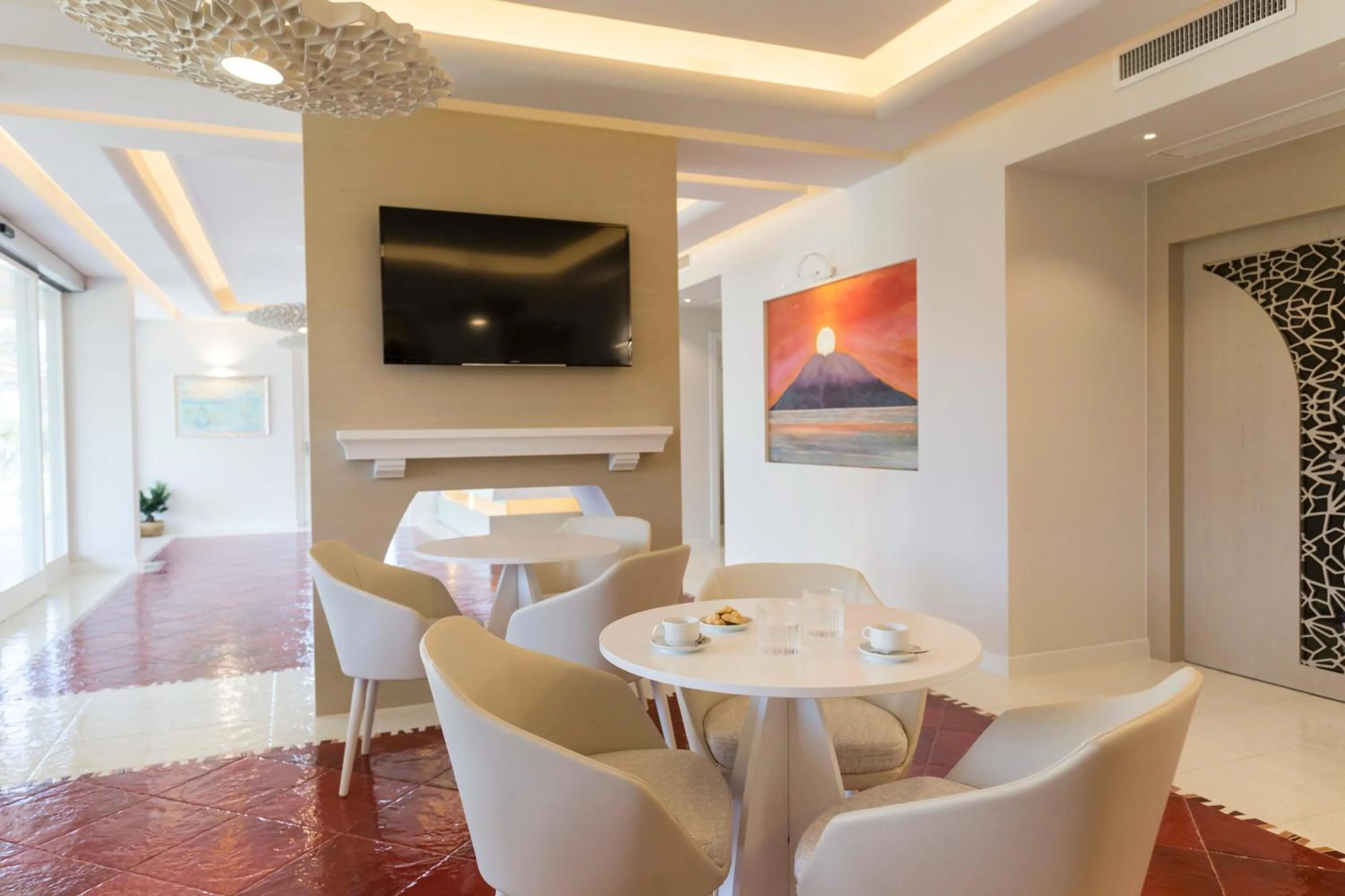 Lounge or bar in Suite Hotel L'Oasi di Riaci