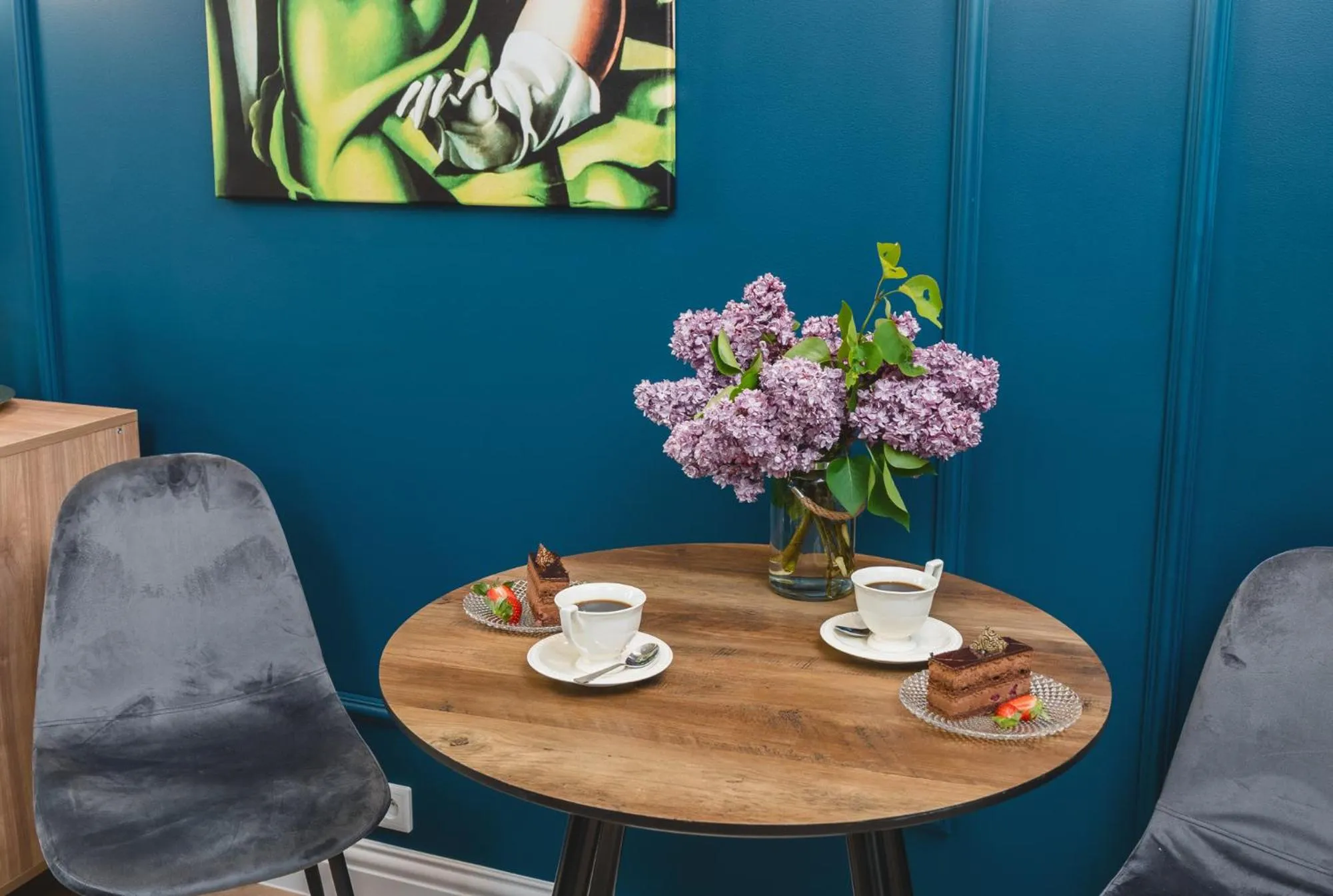 Seating area in Art of Serenity