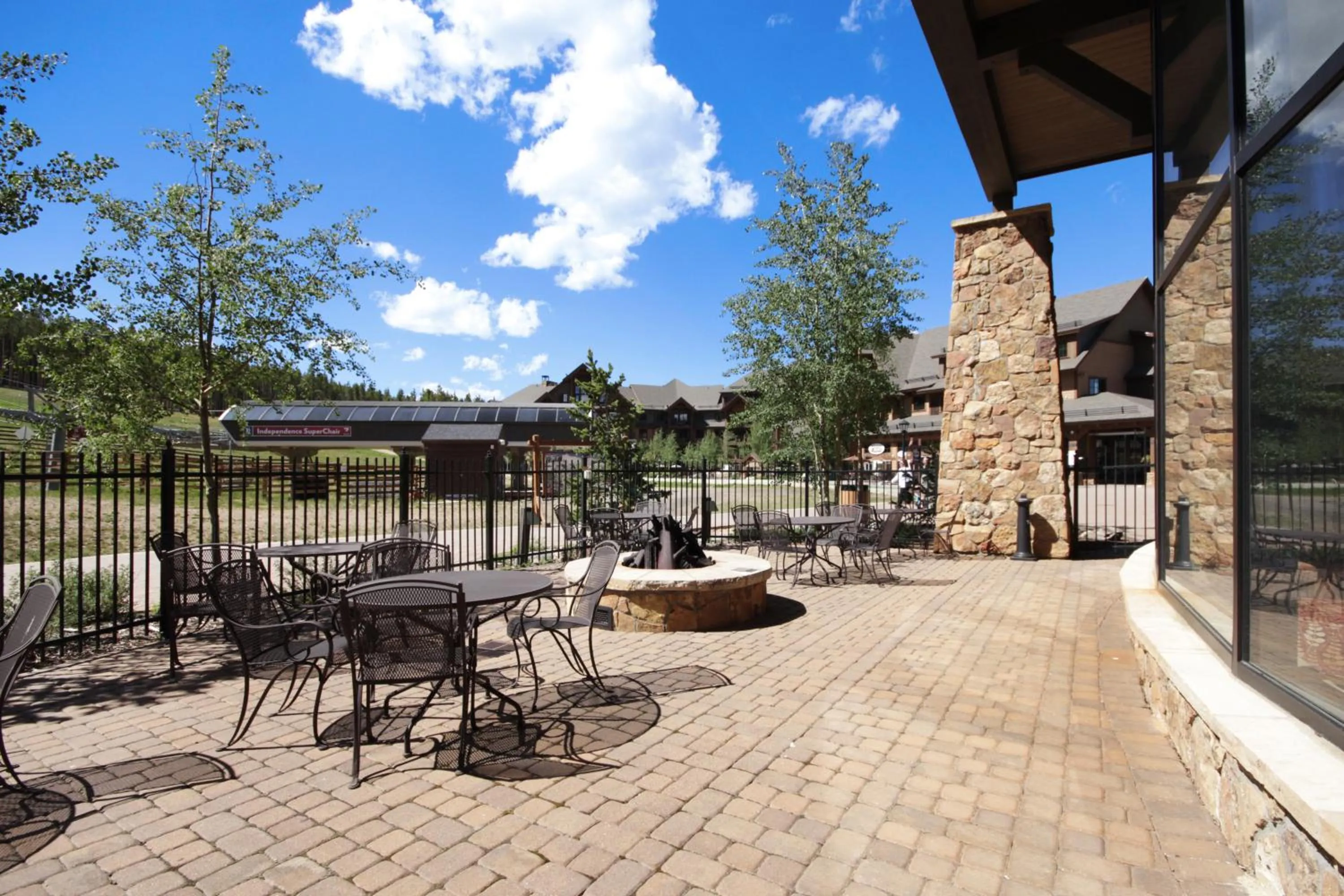 Patio in Crystal Peak Lodge By Vail Resorts