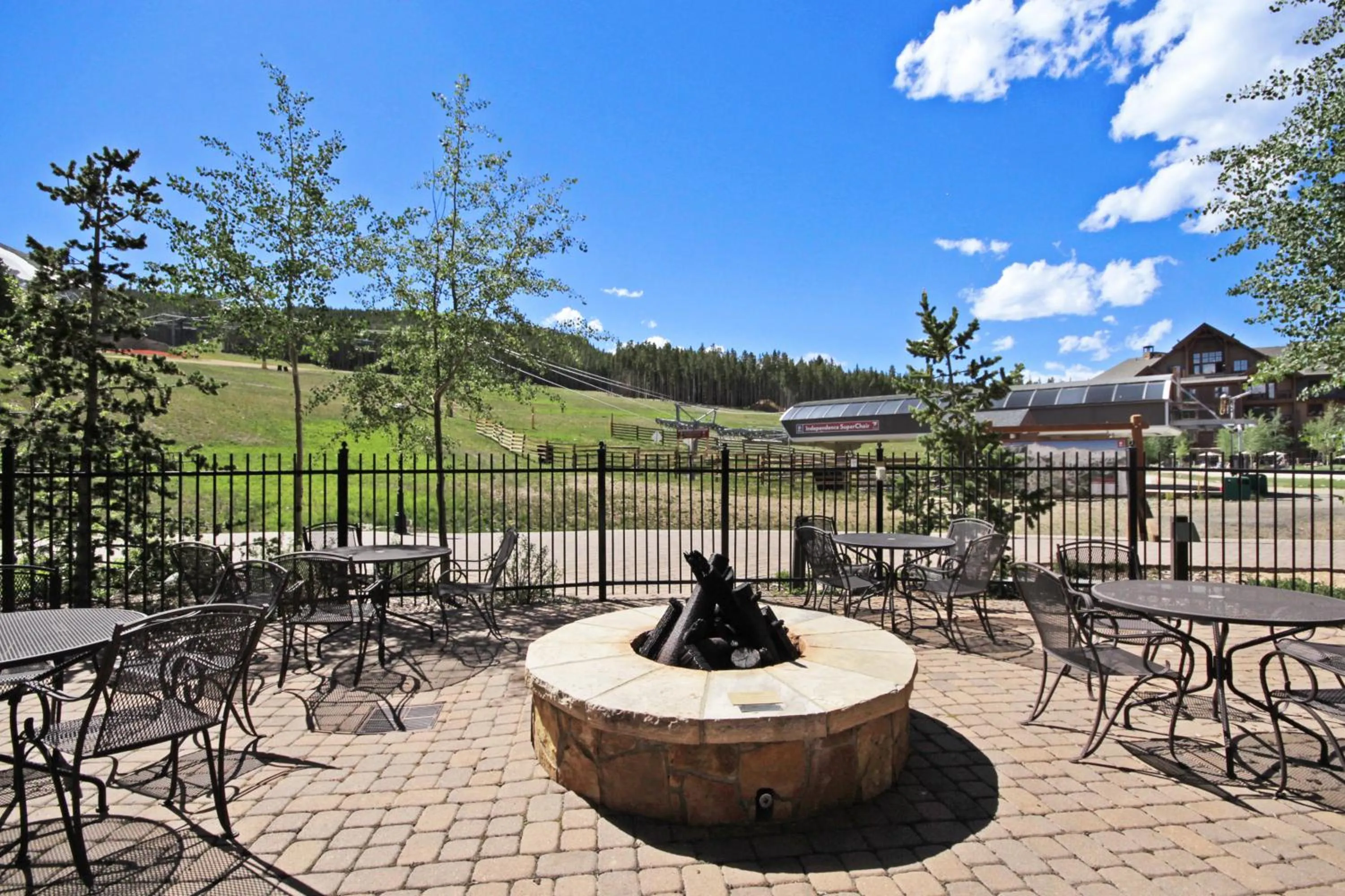 Patio in Crystal Peak Lodge By Vail Resorts
