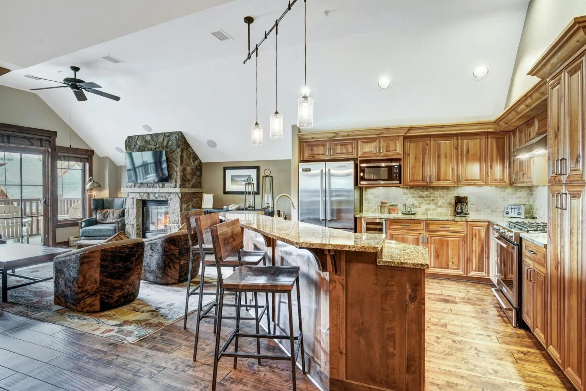 Living room in Crystal Peak Lodge, A Vail Resorts Property