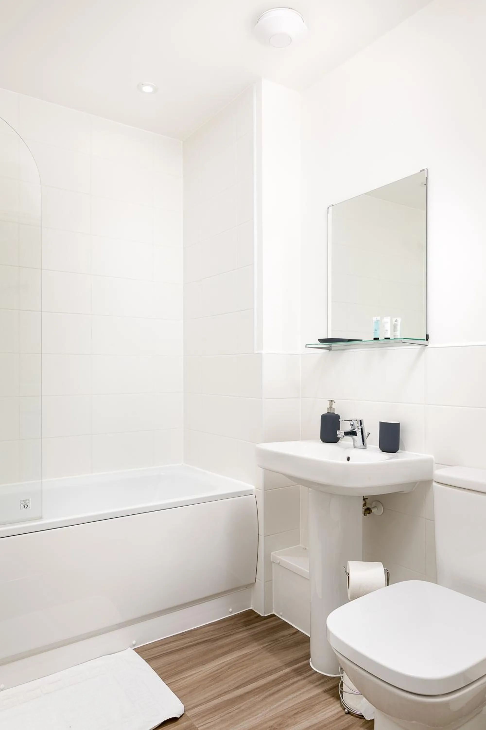 Shower in Hertford Serviced Apartments by Payman Club